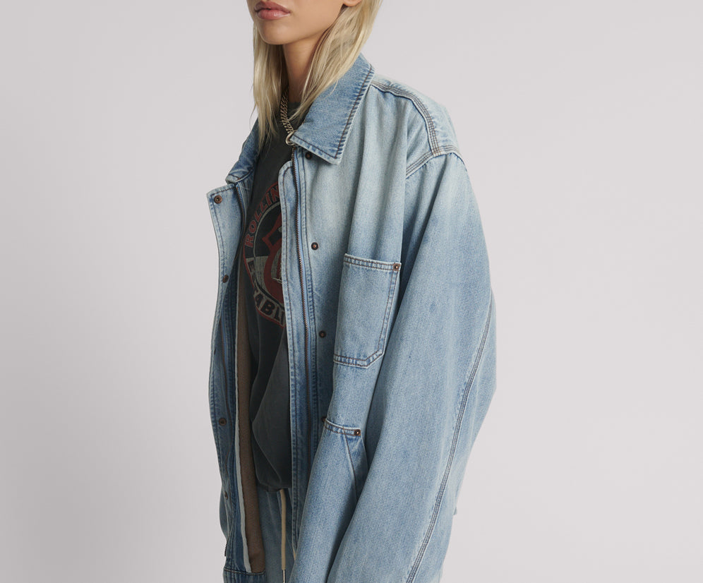 My Boyfriends Denim Jacket - Blue Tobacco