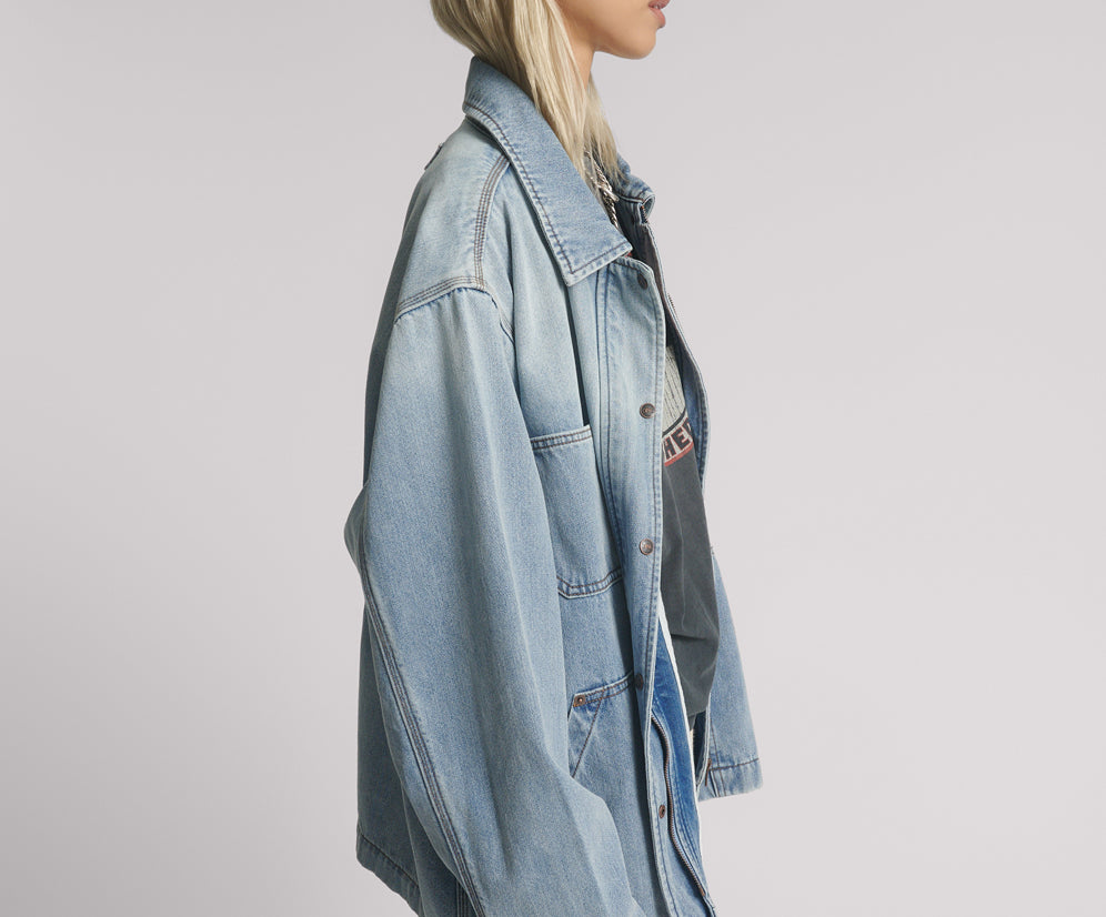 My Boyfriends Denim Jacket - Blue Tobacco