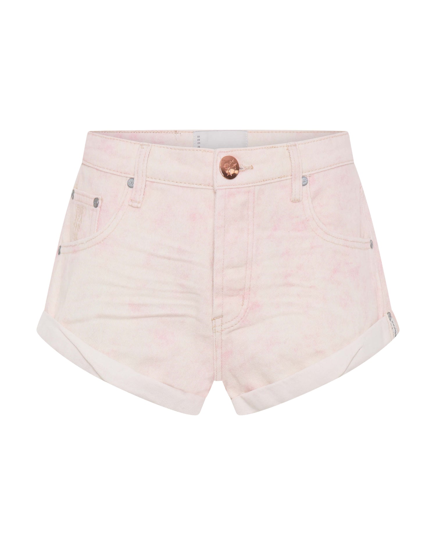 Pink Bandits Low Waist Denim Shorts - Young Love Pink