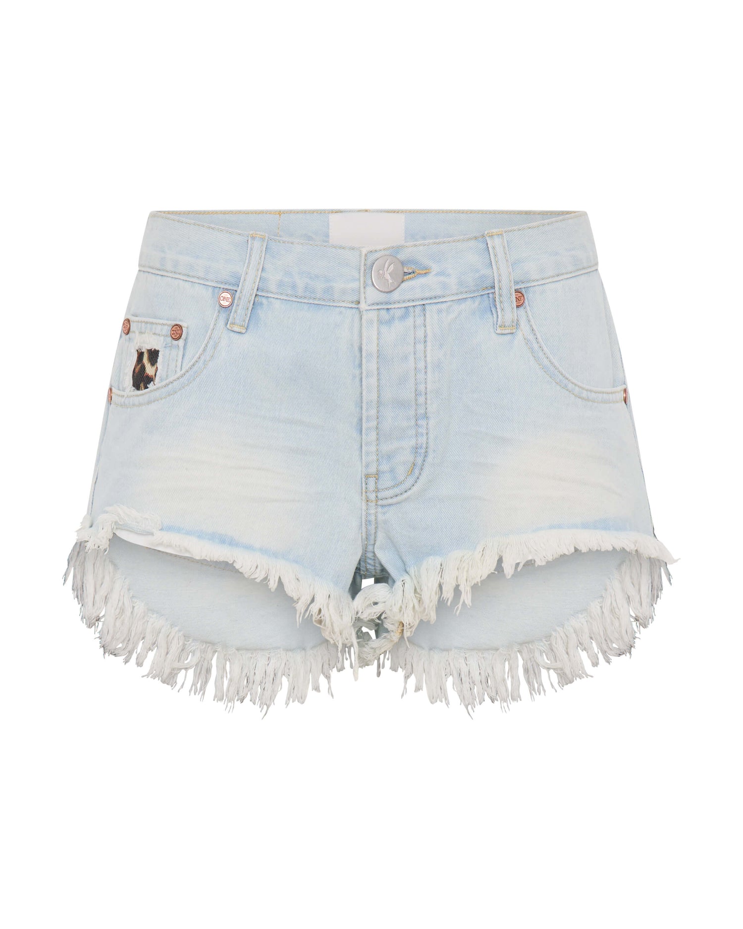 Le Surf Denim Bonitas Low Waist Denim Shorts - Le Surf Blue