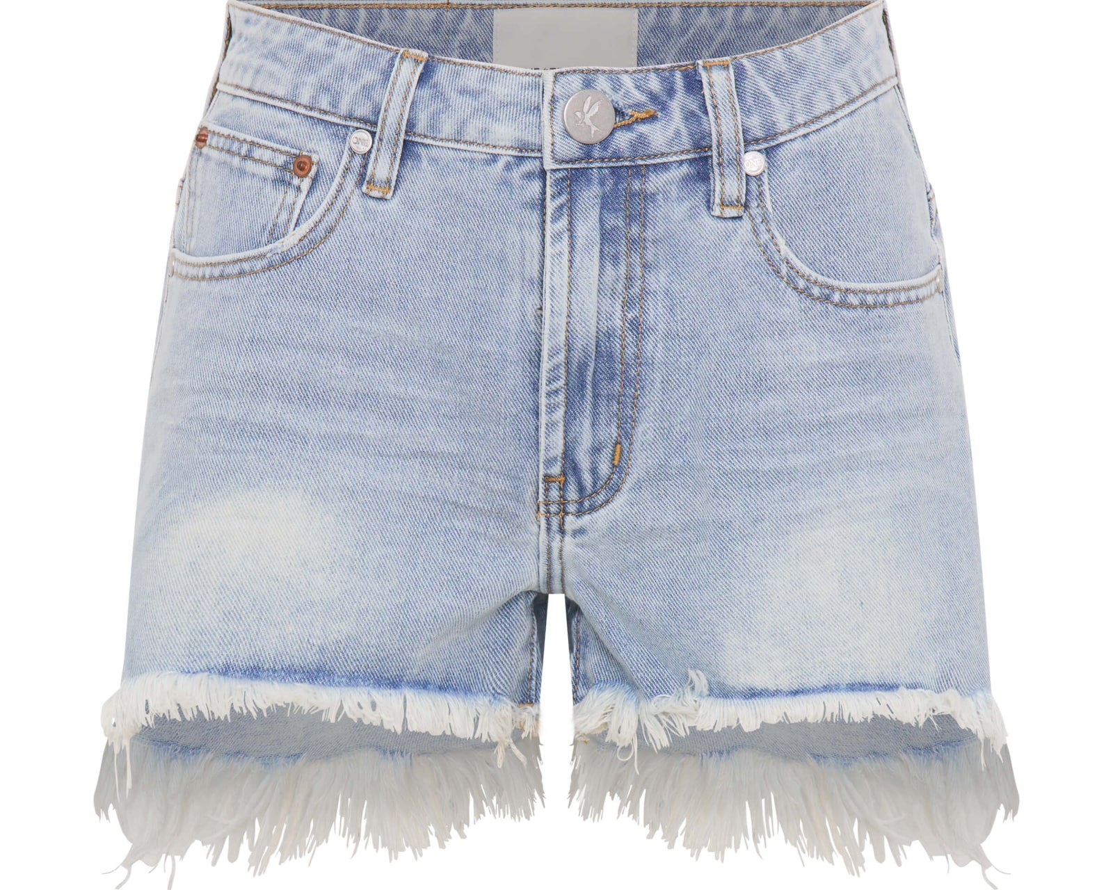 Hawks High Waist Denim Shorts