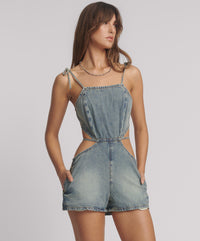Freebirds Ii High Waist Stretch Skinny Denim Jeans - Indiana Blue