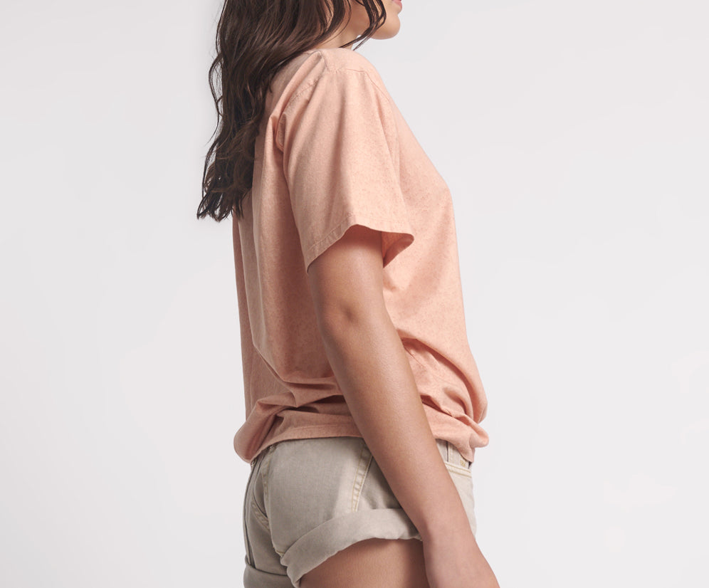 Mad Love Boyfriend Tee - Peach