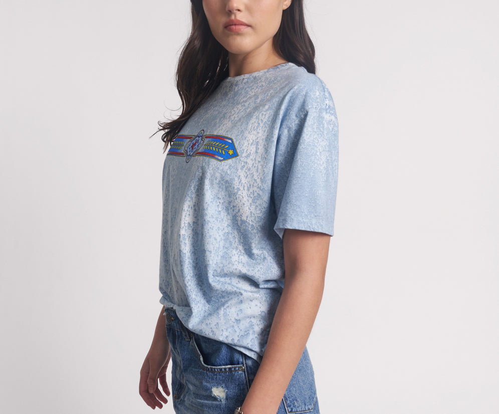 Mad Love Boyfriend Tee - Raindrop Blue