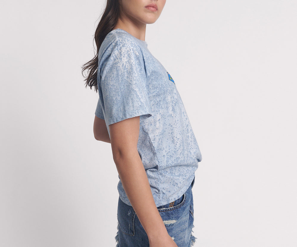 Mad Love Boyfriend Tee - Raindrop Blue