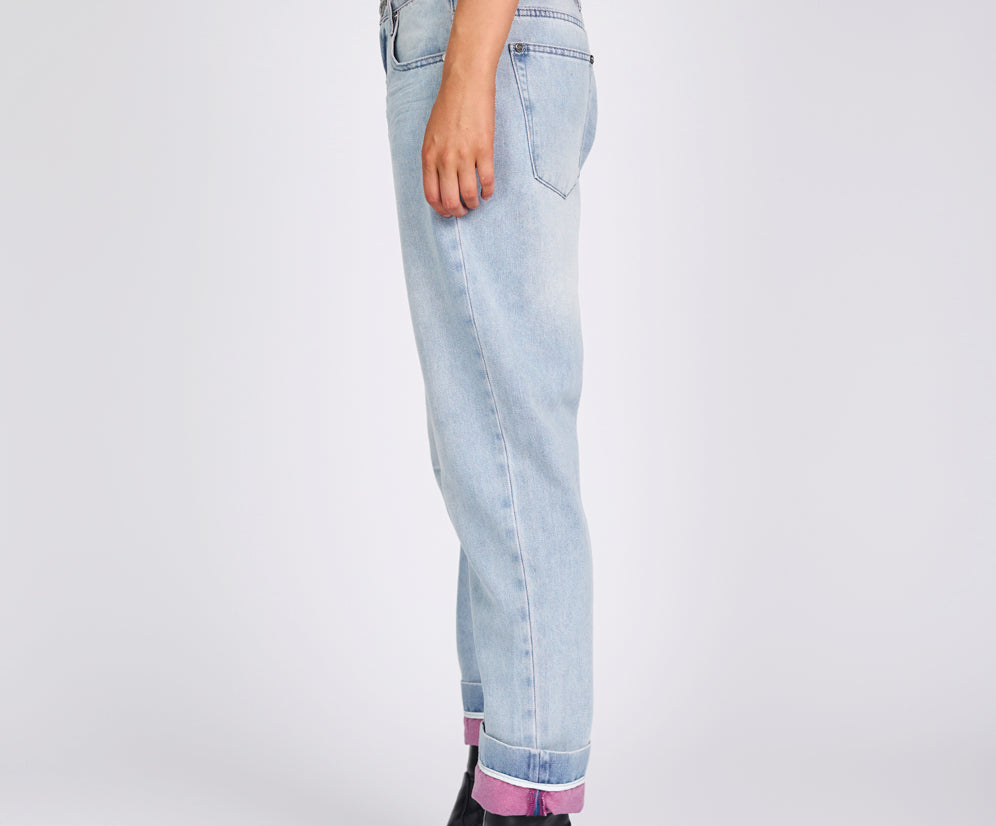 Bandits Low Waist Boyfriend Denim Jeans - Cheeky Blue