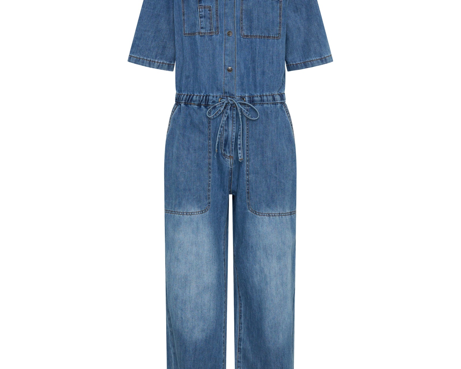 Veronica Denim Jumpsuit - Westland Blue