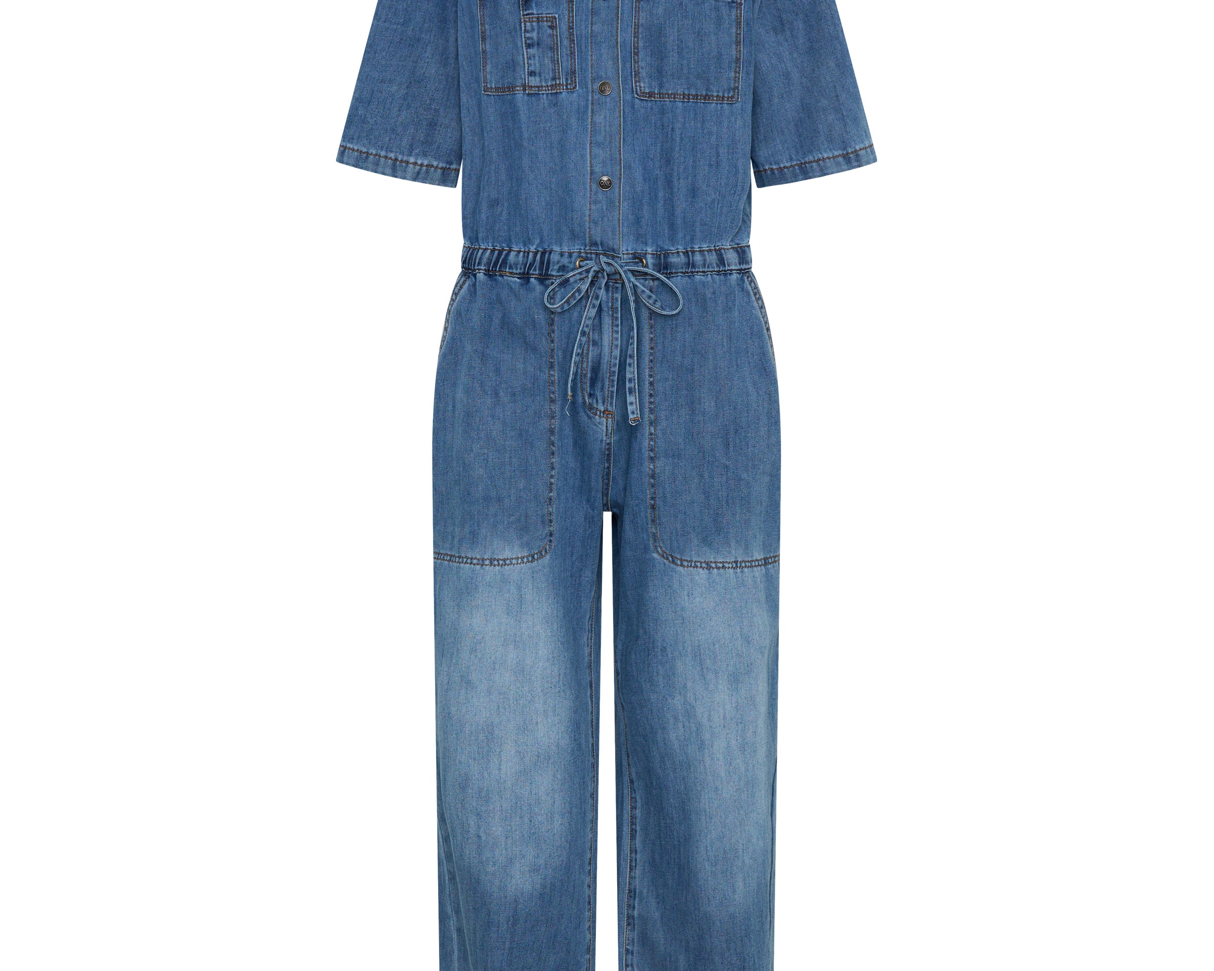 Veronica Denim Jumpsuit - Westland Blue