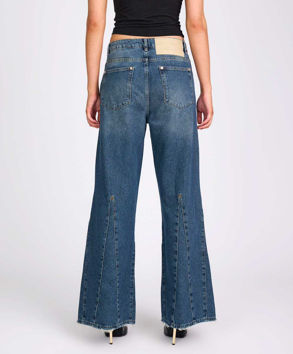 One Teaspoon ★ RODEO BOOTS HIGH WAIST DENIM JEANS Ultra High Rise Rodeo Quincy Tomboy Straight Leg Jean | Ariat