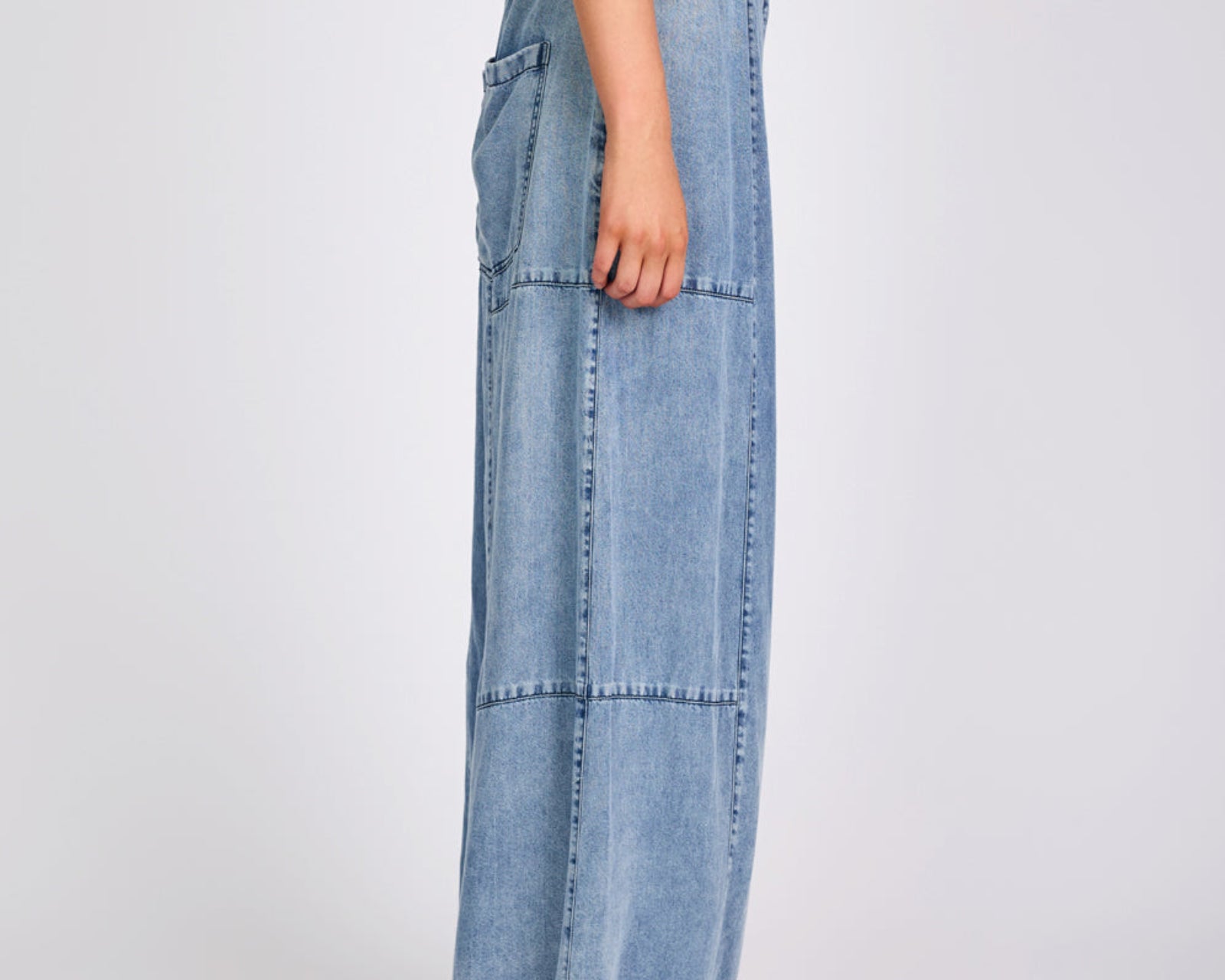 Marissa Tencel Palazzo Pants - Denim Blue