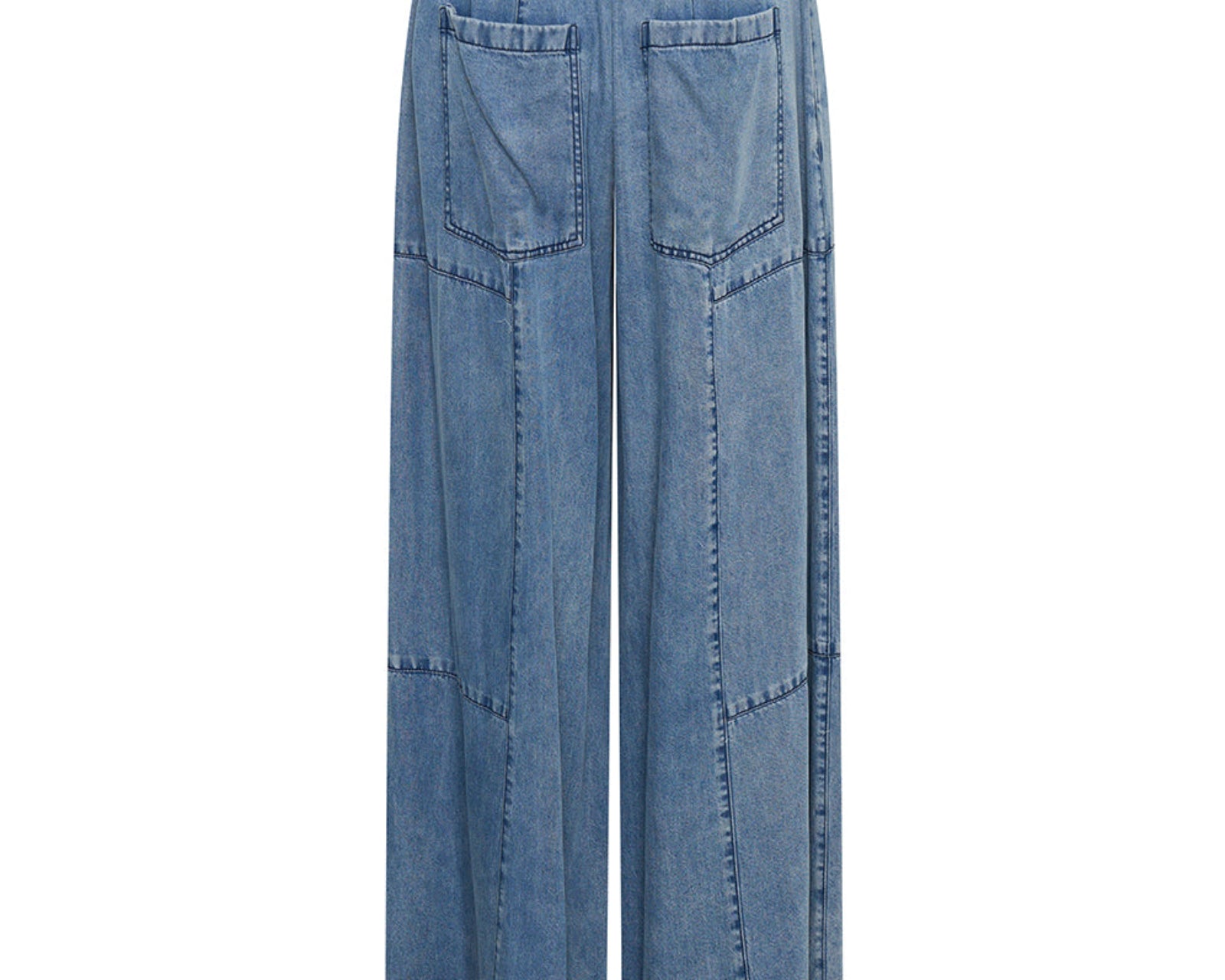 Marissa Tencel Palazzo Pants - Denim Blue