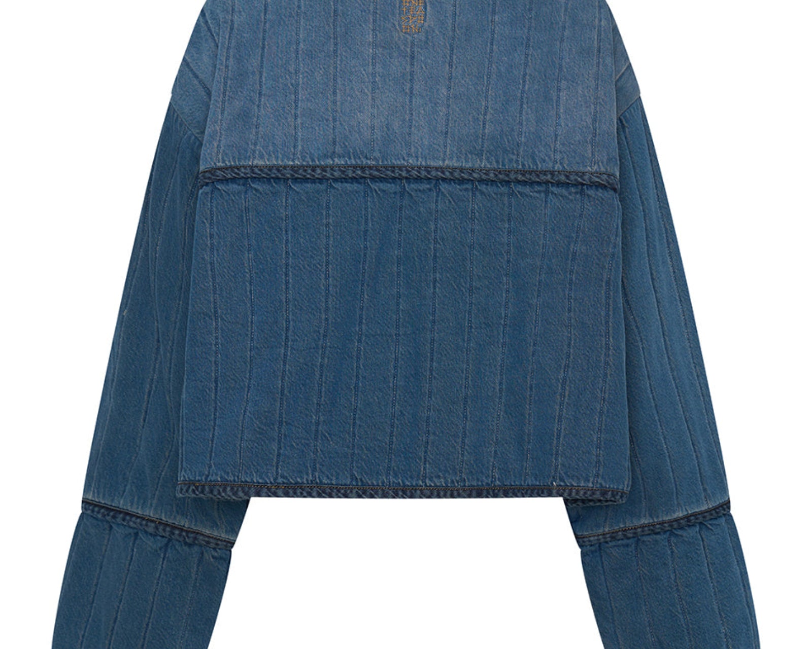 Denim Wadded Jacket - Deep Pacifica Blue