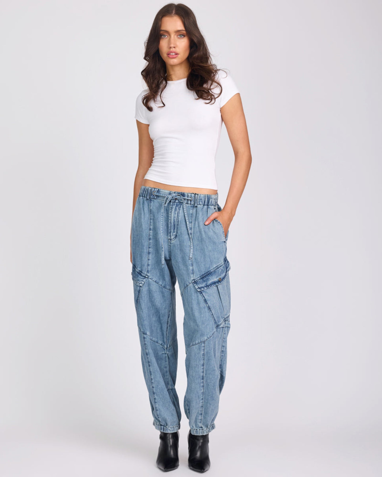 Utility Denim Flight Pants - Johnny Blue | One Teaspoon USA