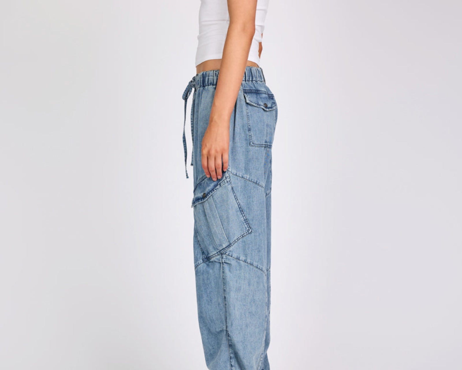 Utility Denim Flight Pants - Johnny Blue