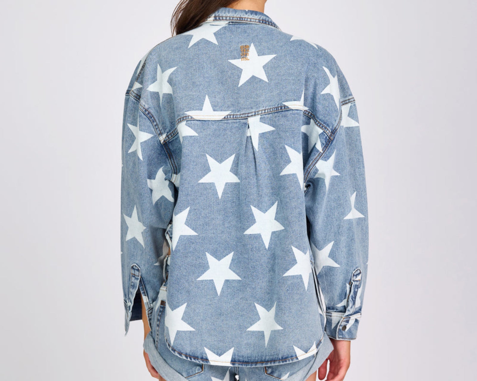 Daria Denim Shacket - Starwash