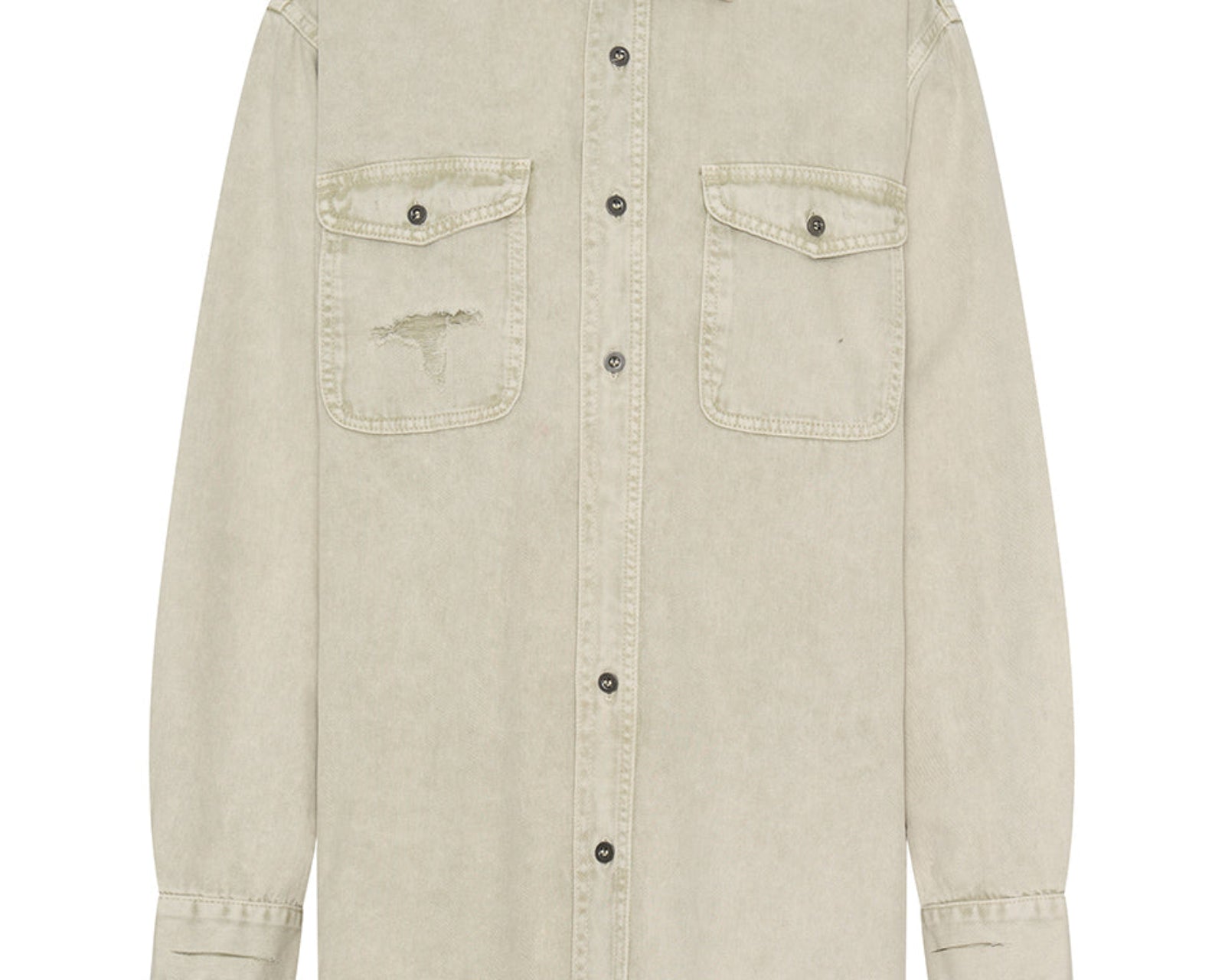 Everyday Denim Shirt - Antique White