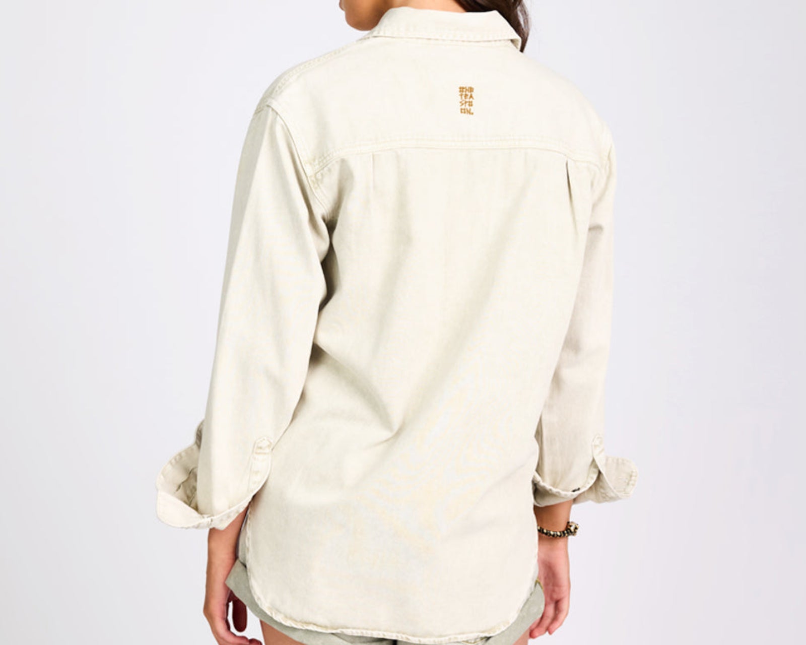 Everyday Denim Shirt - Antique White