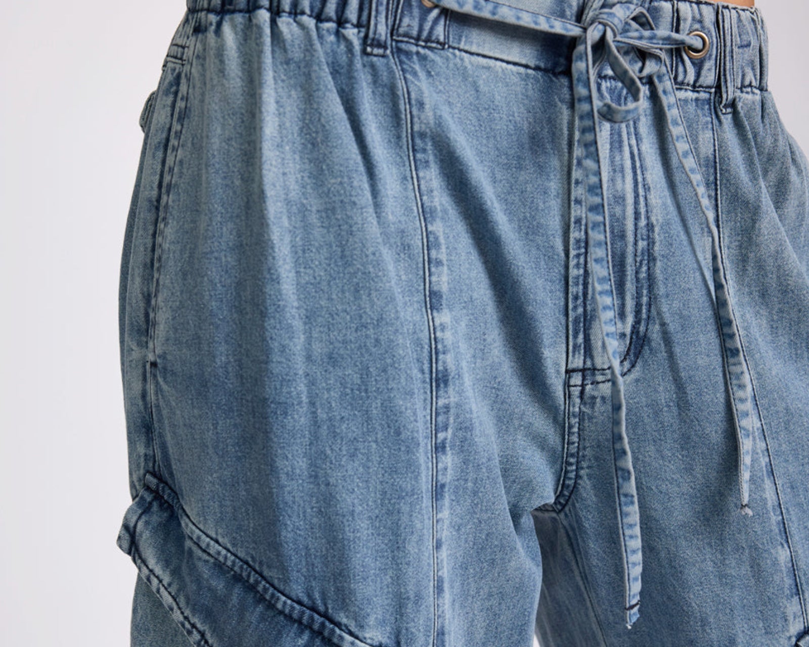 Utility Denim Flight Pants - Johnny Blue