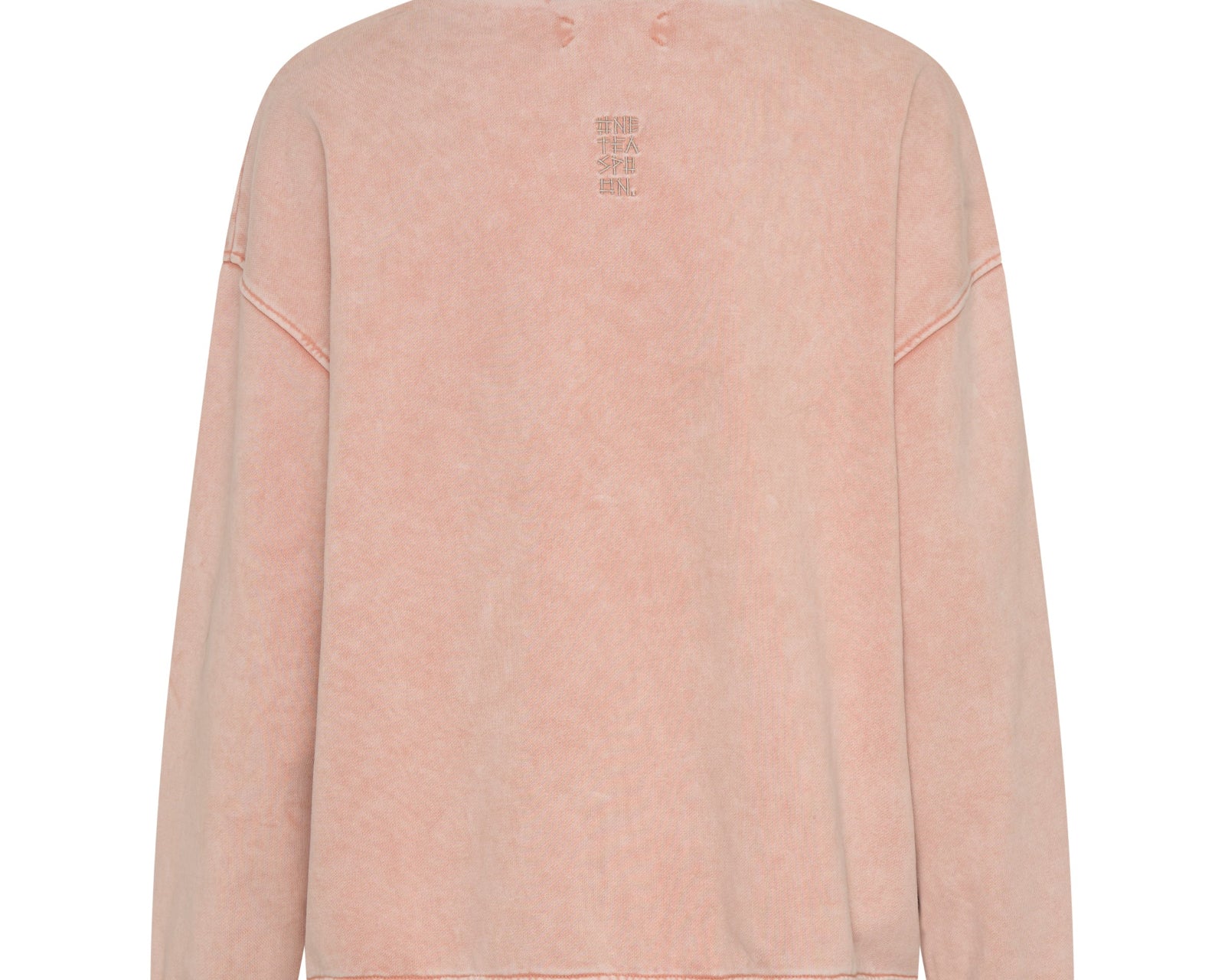 Fleece Roll Neck Sweater - Blush Pink