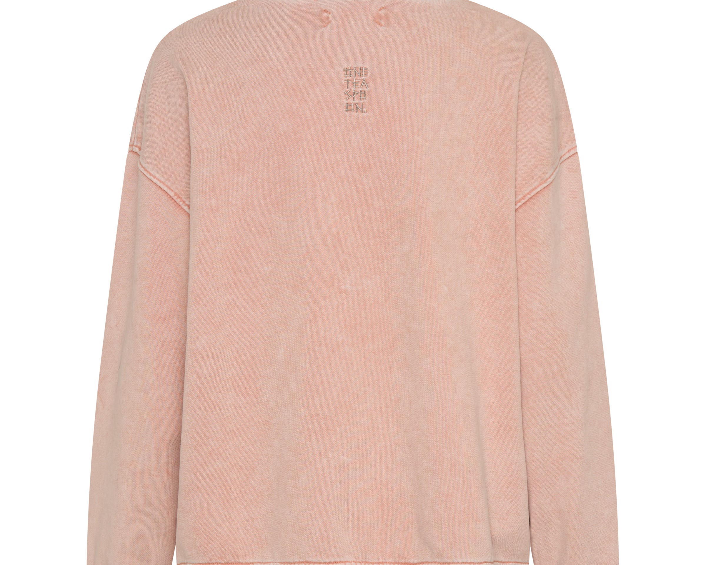 Fleece Roll Neck Sweater - Blush Pink