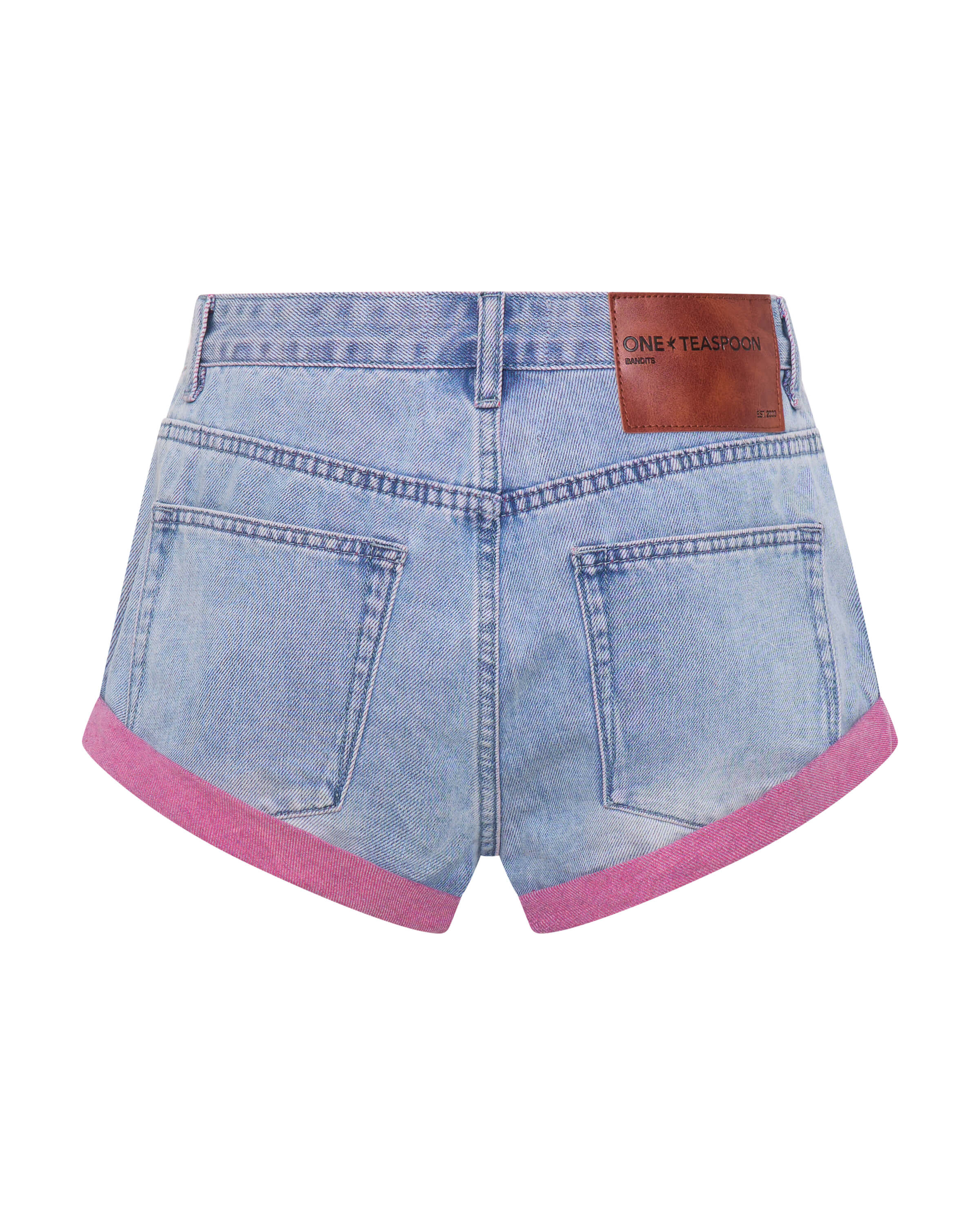 Bandits Low Waist Denim Shorts - Cheeky Blue | One Teaspoon USA