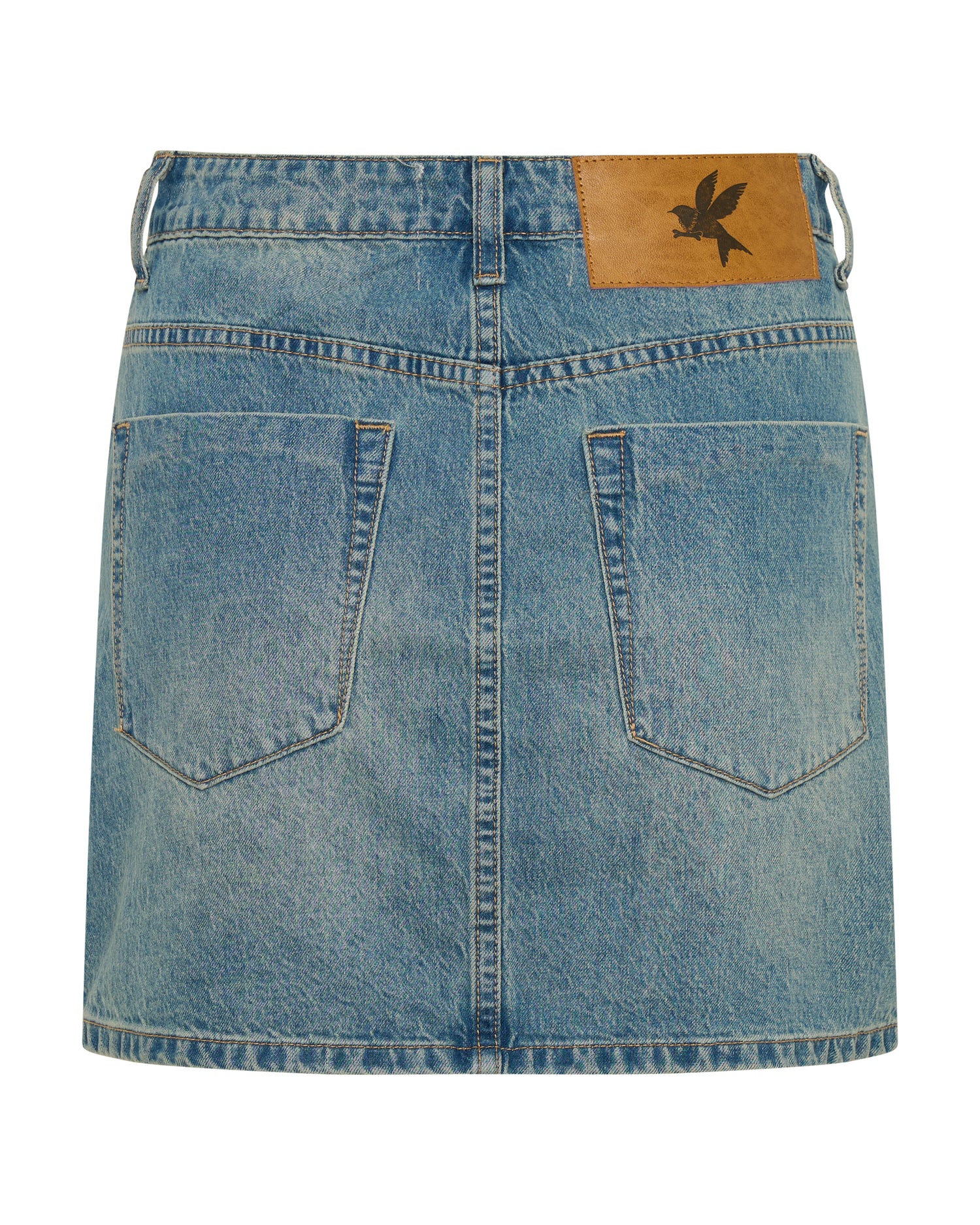 Rodeo Blue Denim Shorts 2020 High Waist Mini Denim Skirt - Texas Blue