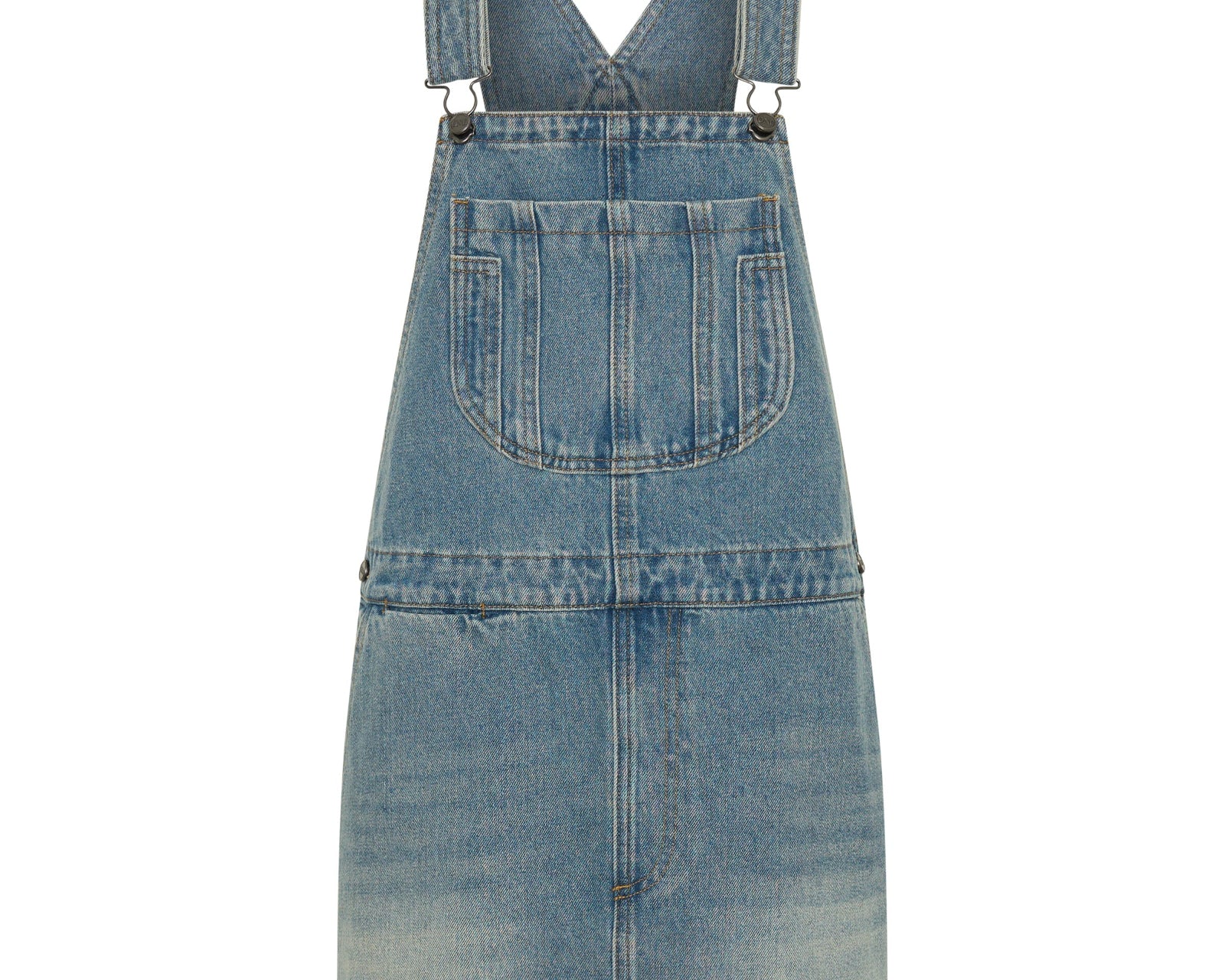 Sloan Mini Pini Denim Dress - Bolt Blue