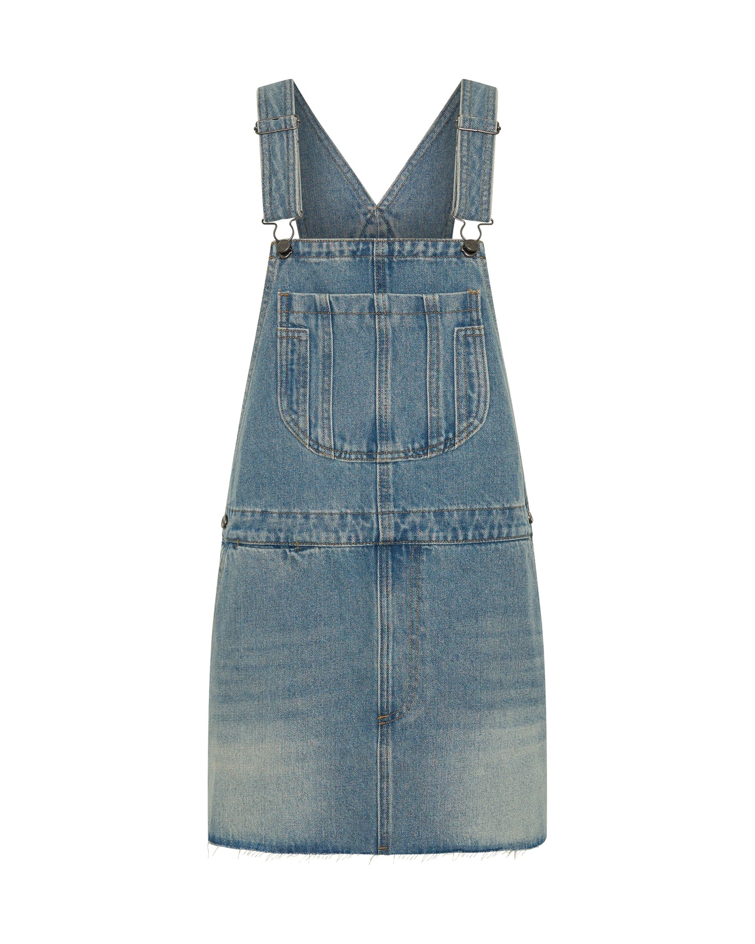  Sloan Mini Pini Denim Dress - Bolt Blue