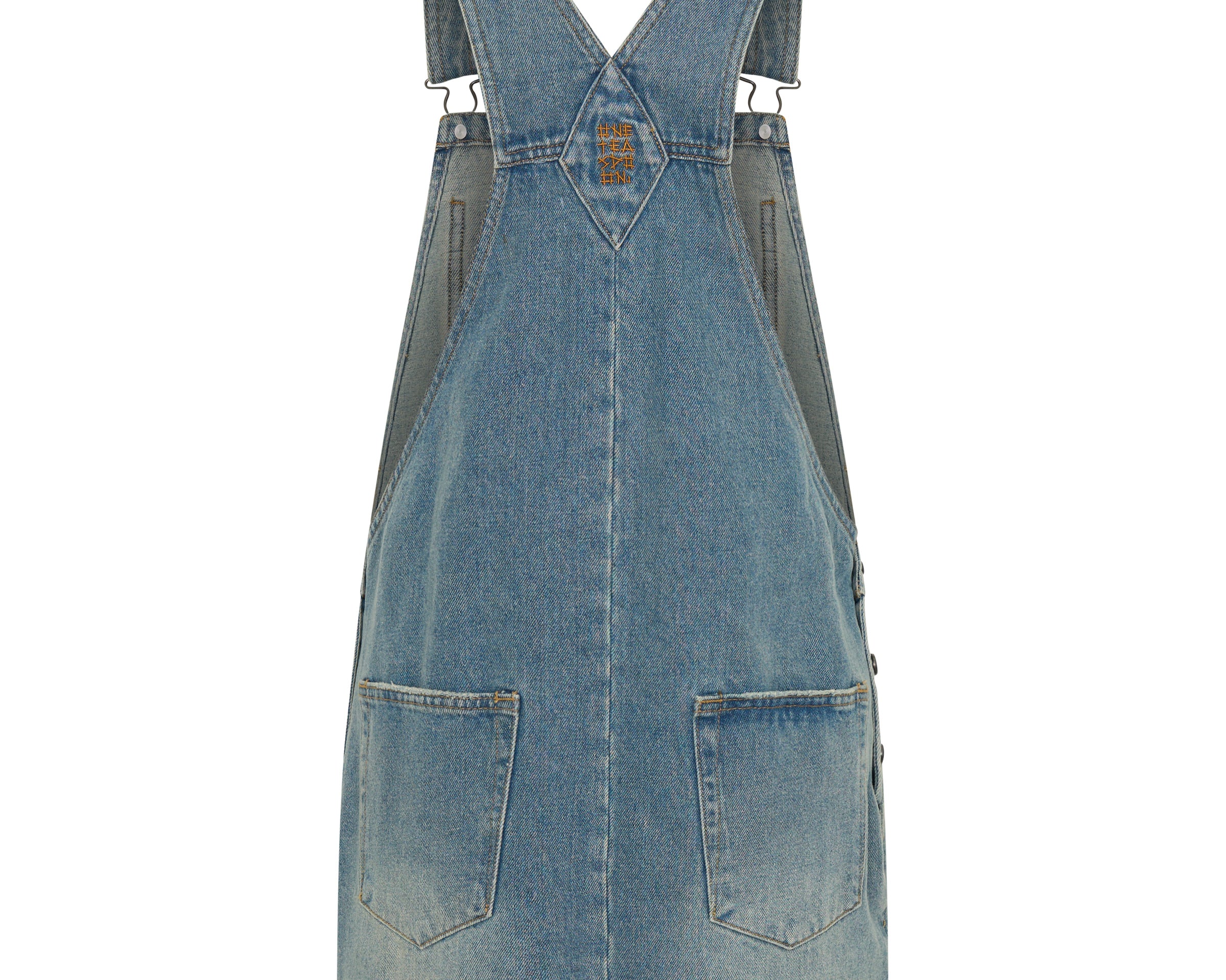 Sloan Mini Pini Denim Dress - Bolt Blue