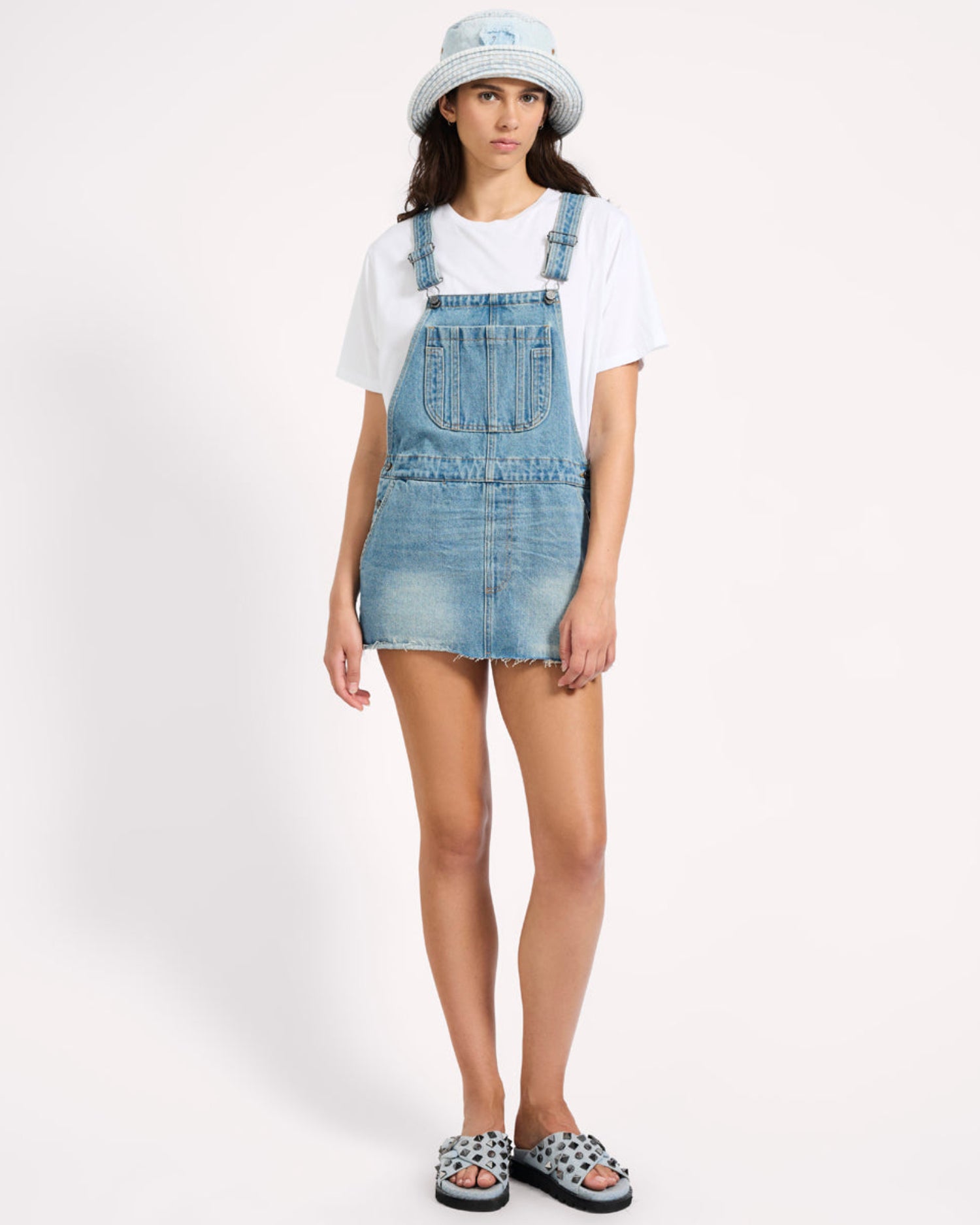 one teaspoon denim dress NEW FREE PEOPLE X ONE TEASPOON Sz S TATTOO SALTY DOG BRAXTON MINI DENIM DRESS