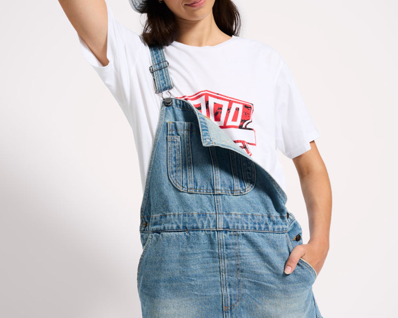 Sloan Mini Pini Denim Dress - Bolt Blue