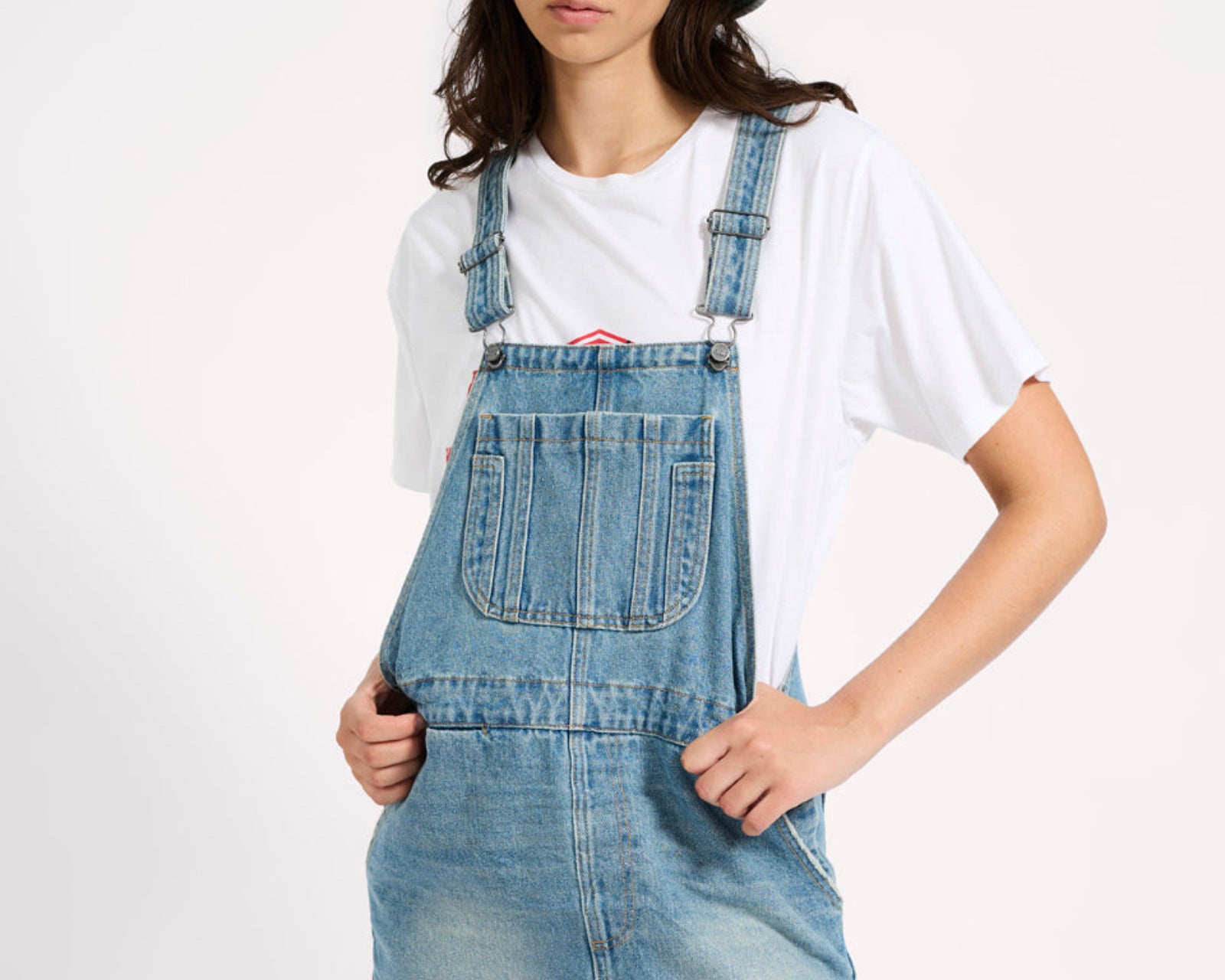 Sloan Mini Pini Denim Dress - Bolt Blue