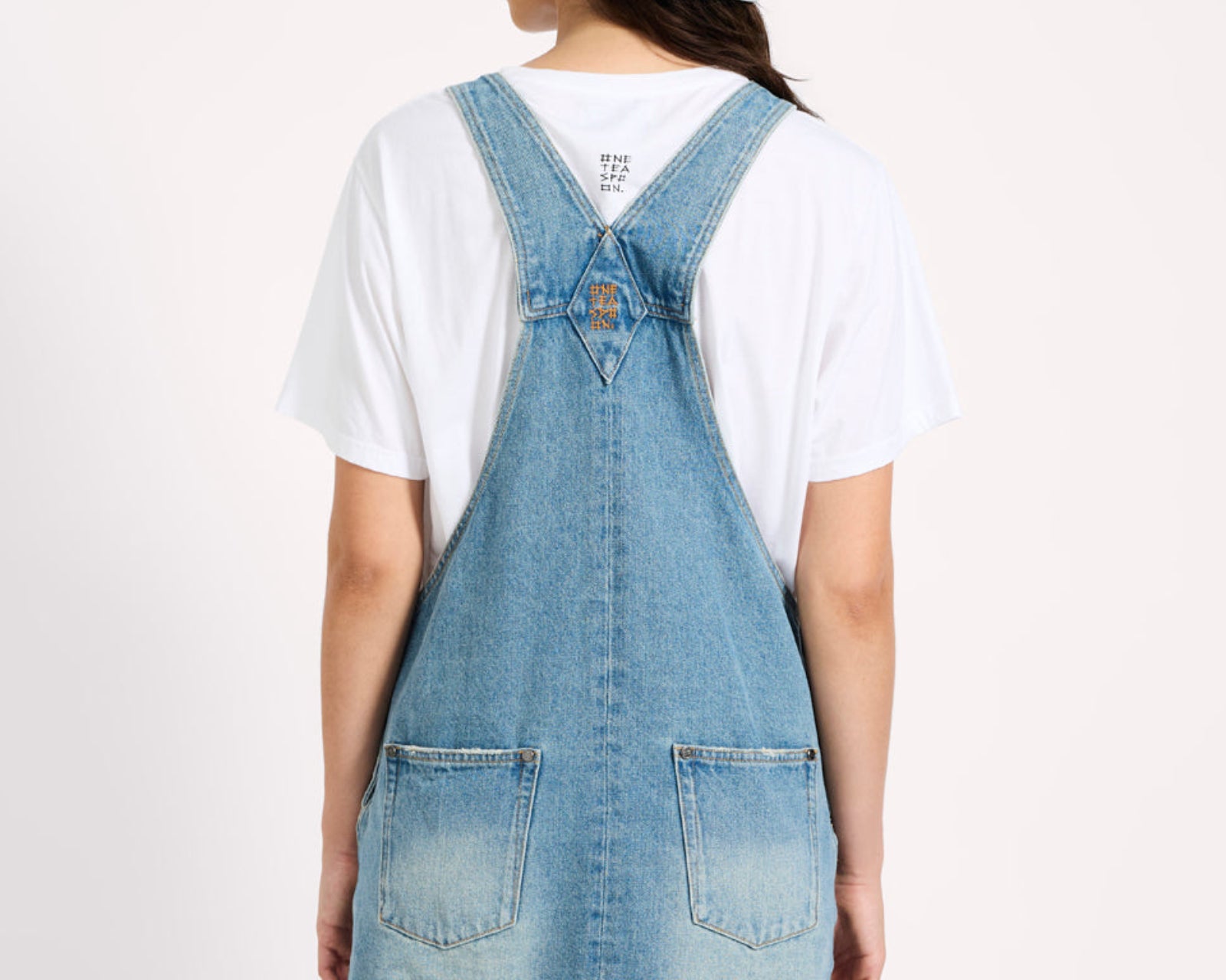 Sloan Mini Pini Denim Dress - Bolt Blue