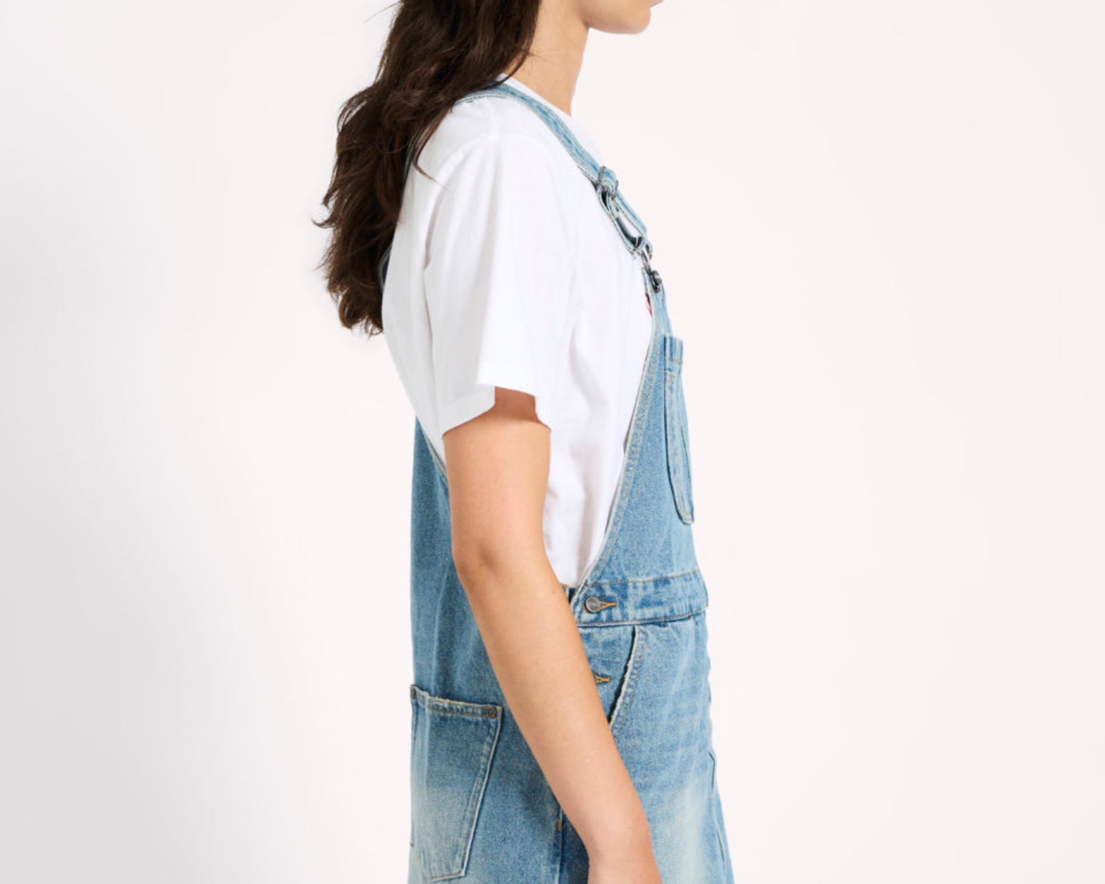 Sloan Mini Pini Denim Dress - Bolt Blue