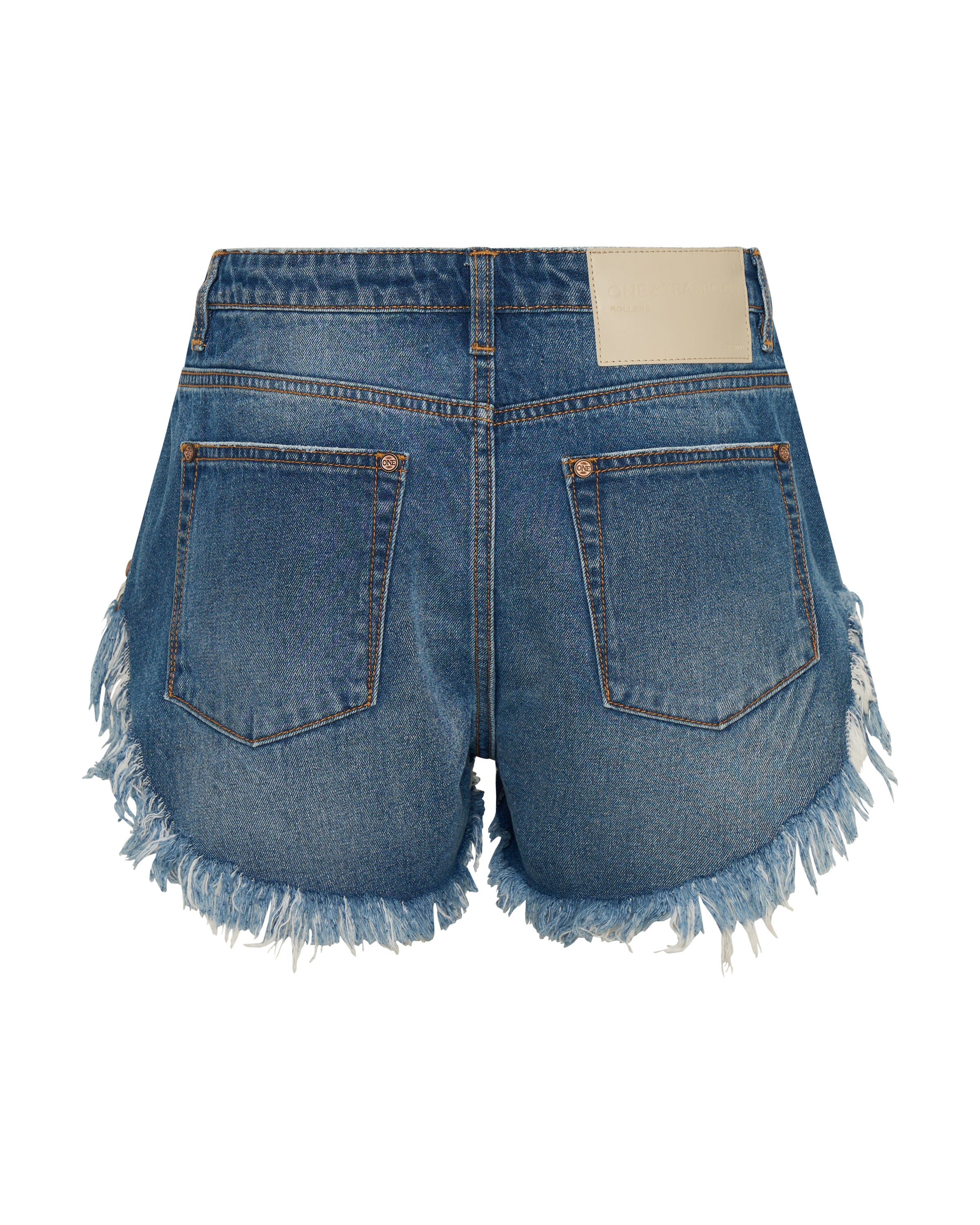 Rollers Low Waist Denim Shorts - Pacifica Blue | One