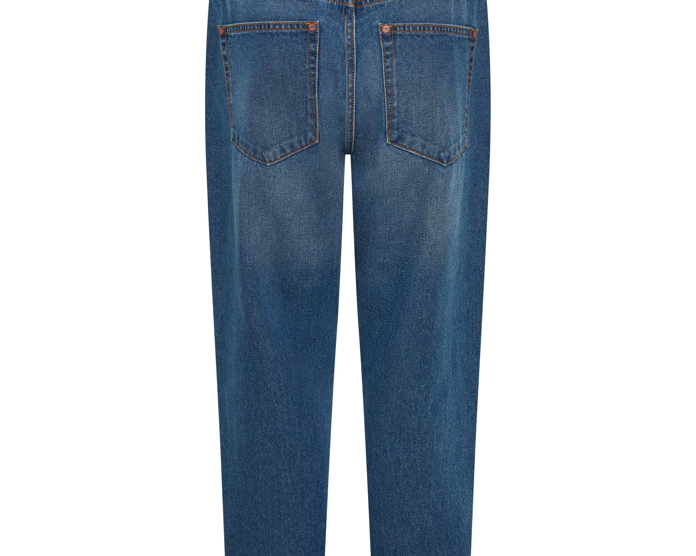 Saints Low Waist Boyfriend Denim Jeans - Pacifica Blue