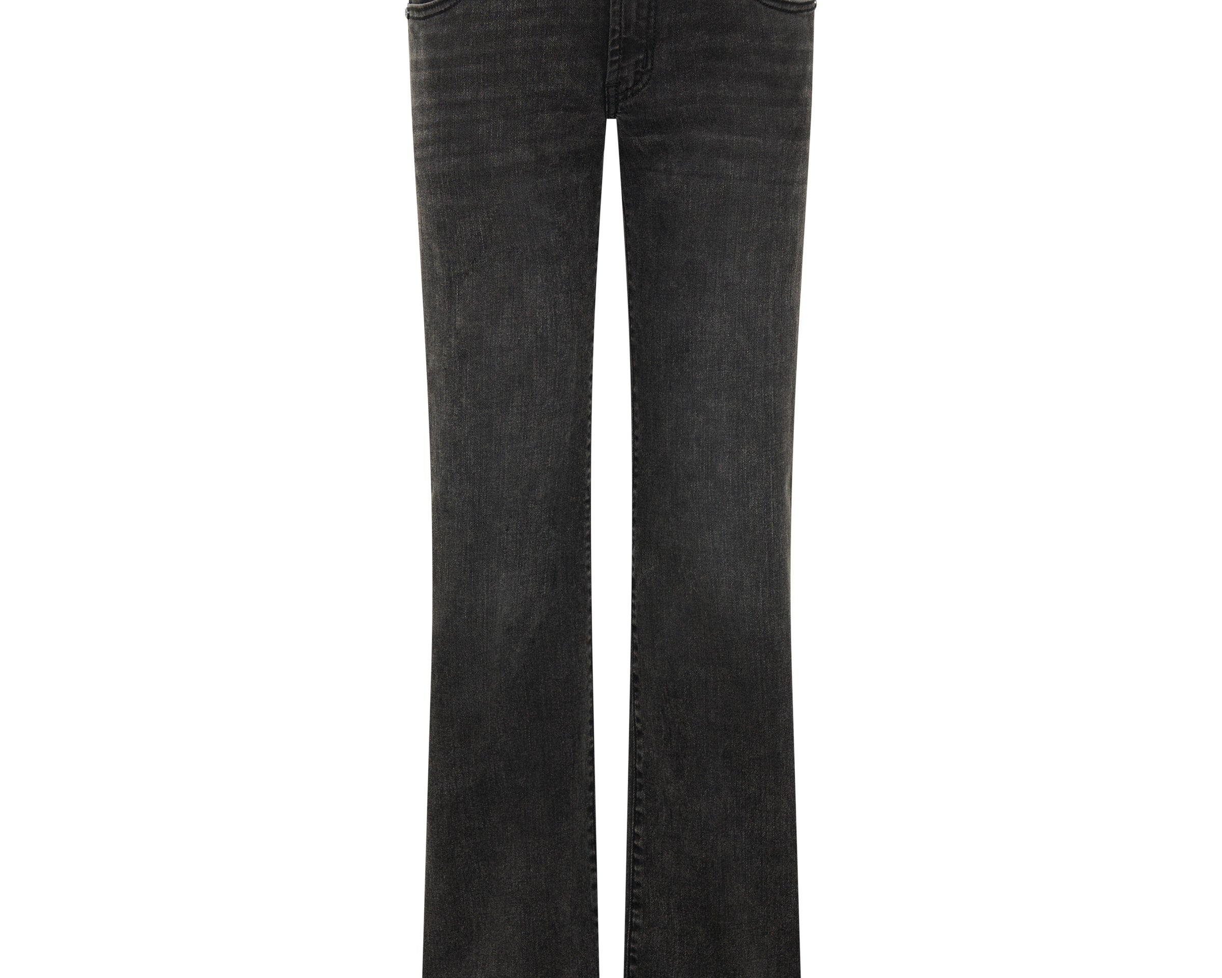 Alice Low Waist Bootcut Denim Jeans - Washed Black