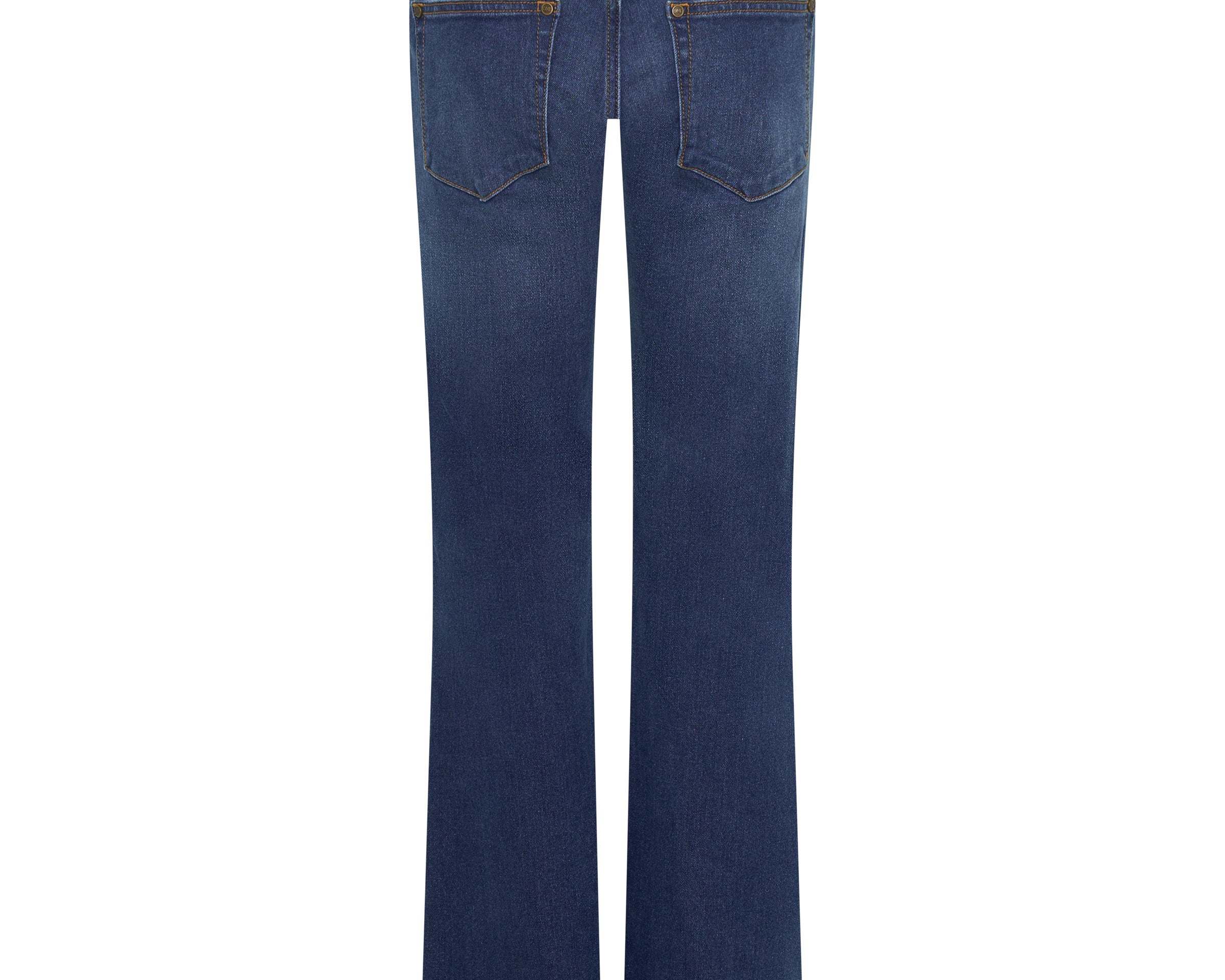 Alice Low Waist Bootcut Denim Jeans - Indigo Blue