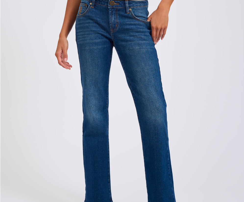 Alice Low Waist Bootcut Denim Jeans Indigo Blue One Teaspoon USA
