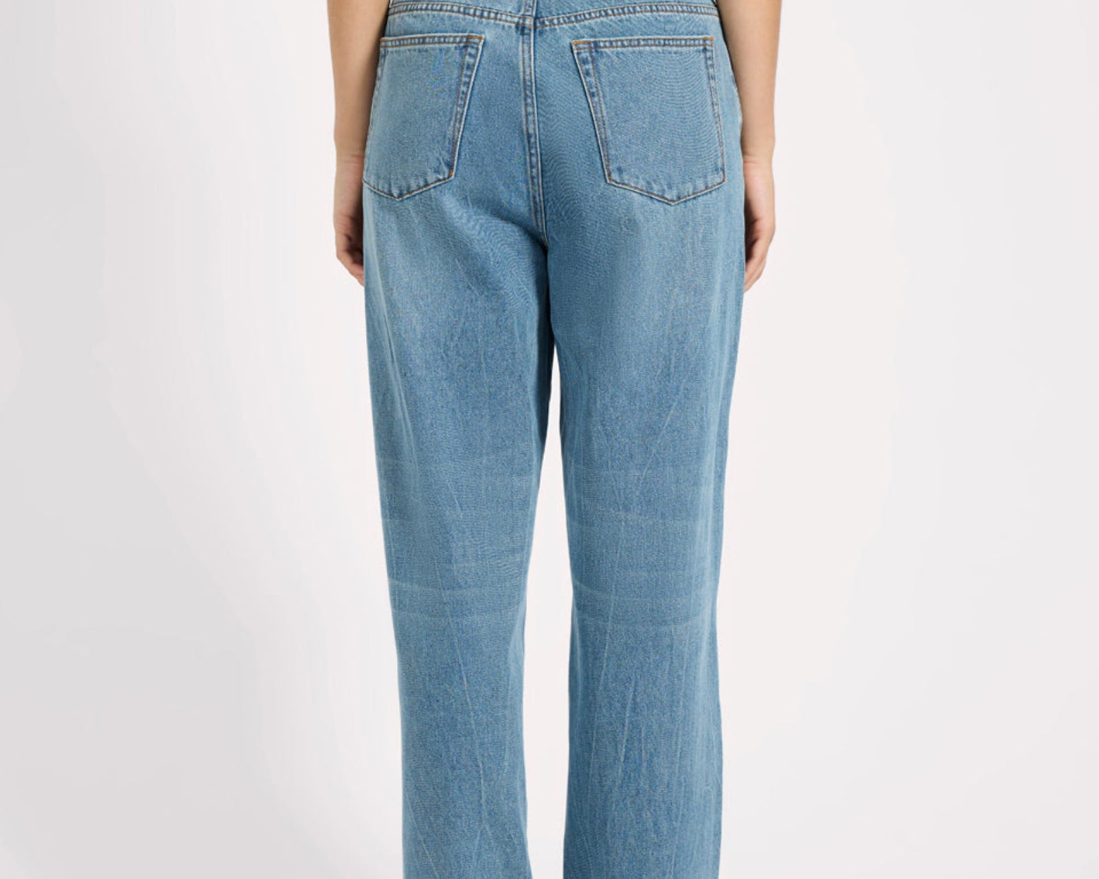 Baxters Mid Waist Wide Leg Denim Jeans - Blue Crush