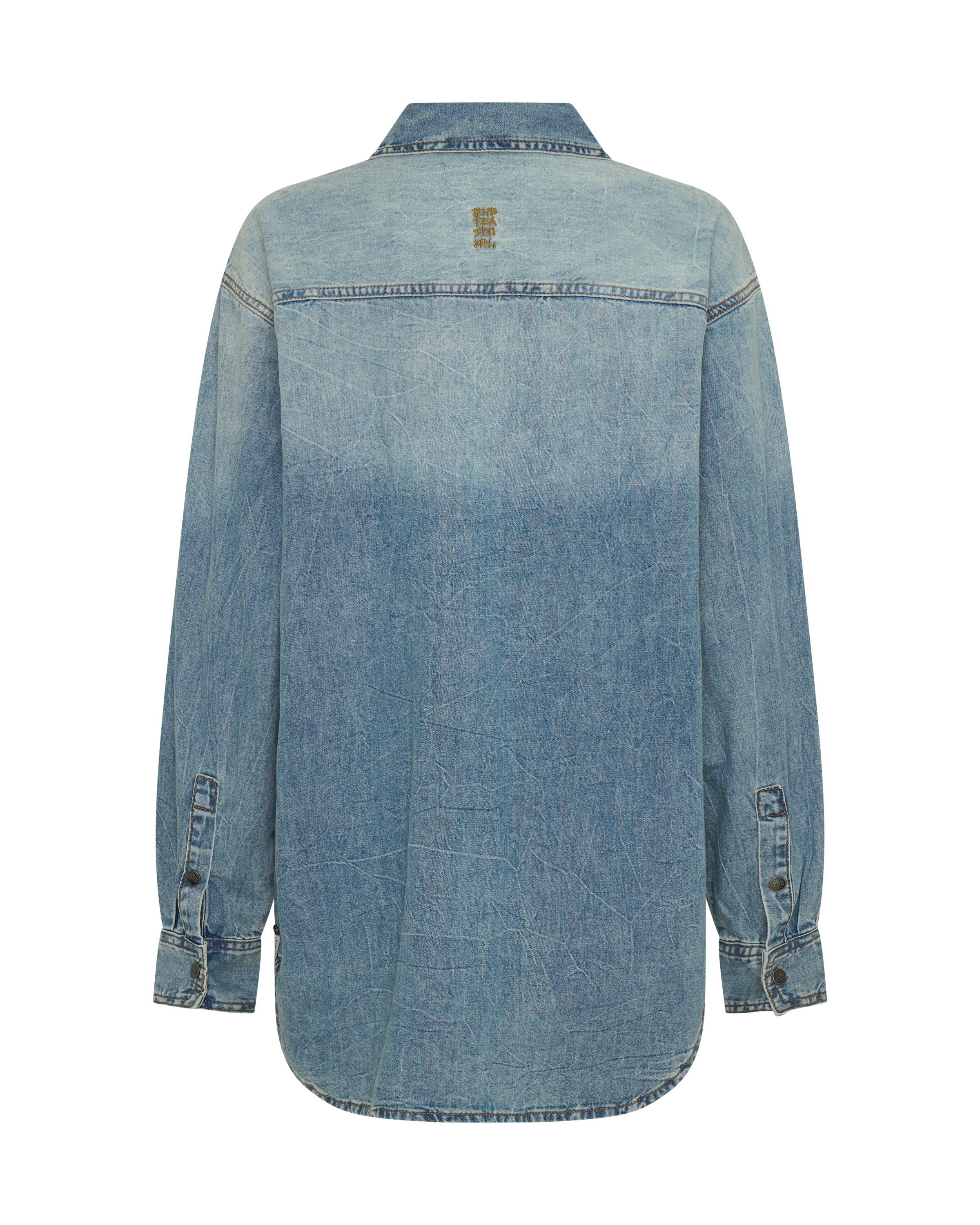 OneTeaSpoonシャツ Essential Denim Shirt - Blue Crush | One Teaspoon USA