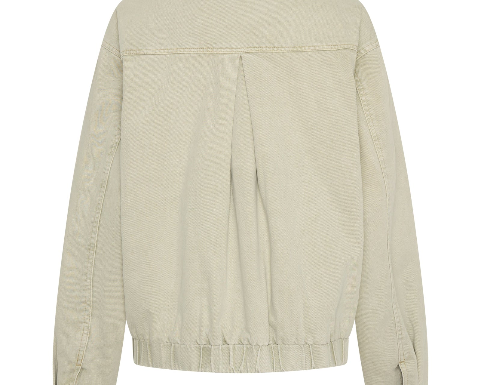 Denim Utility Puffer Jacket - Antique Stone