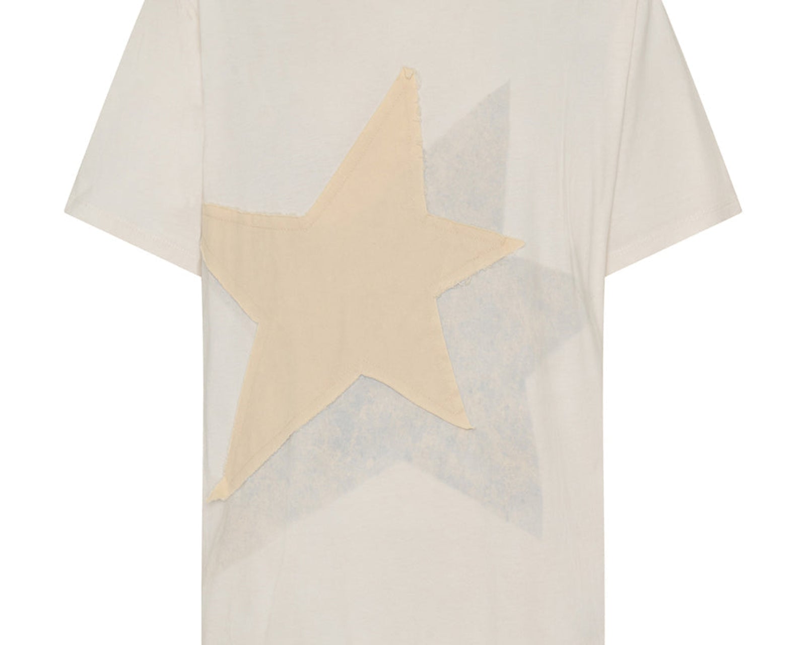 Shadow Star Boyfriend Tee - Cream