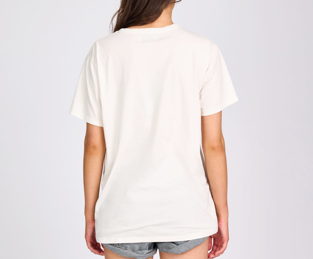 Shadow Star Boyfriend Tee - Cream