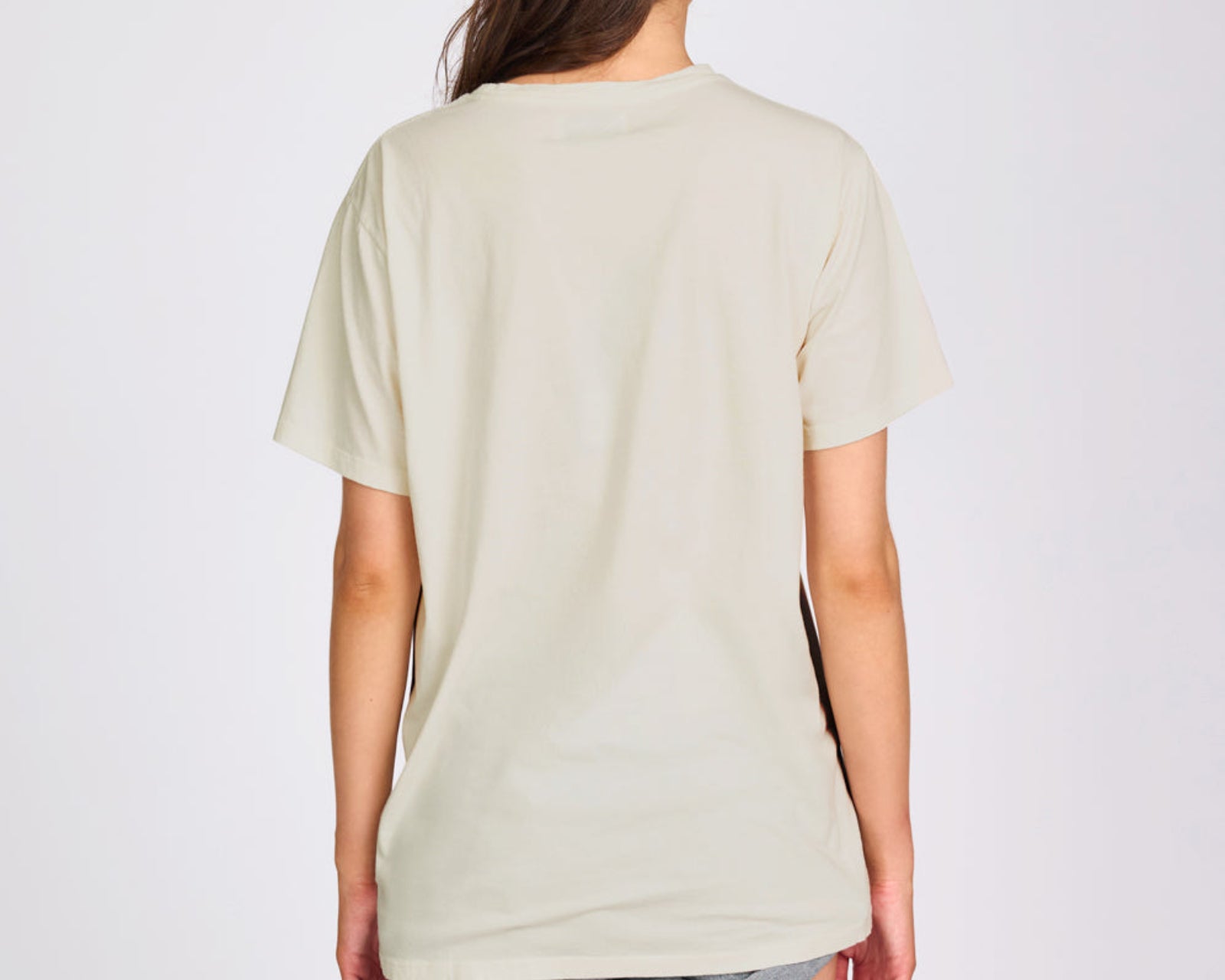 Shadow Star Boyfriend Tee - Cream