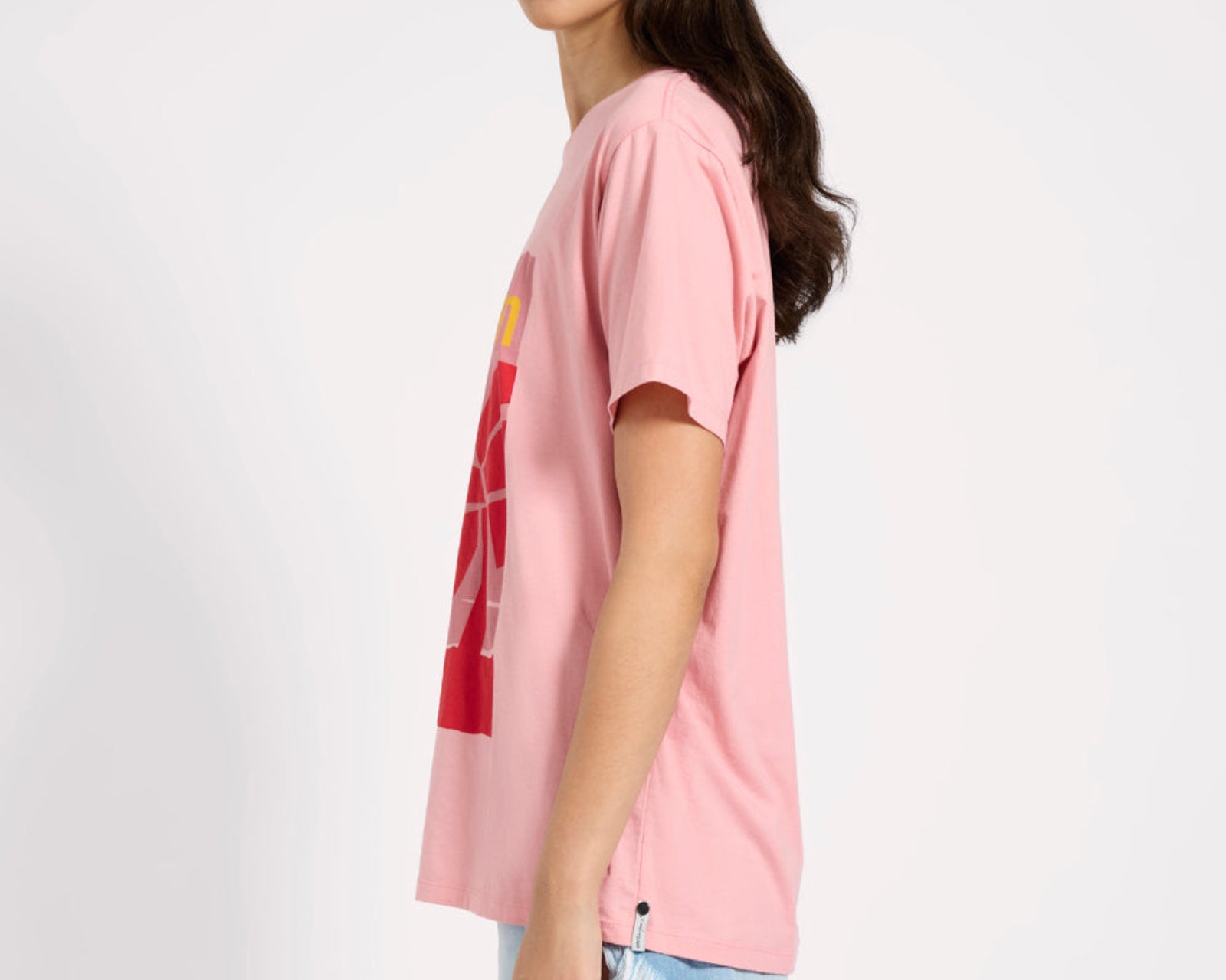 Caribbean Boyfriend Tee - Pink