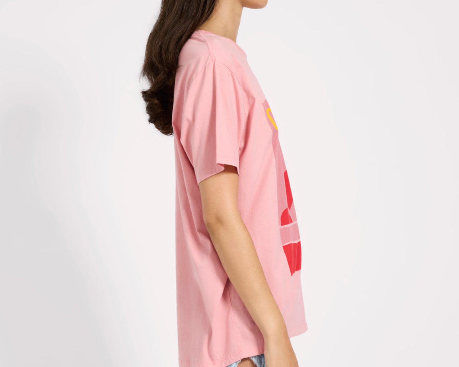 Caribbean Boyfriend Tee - Pink