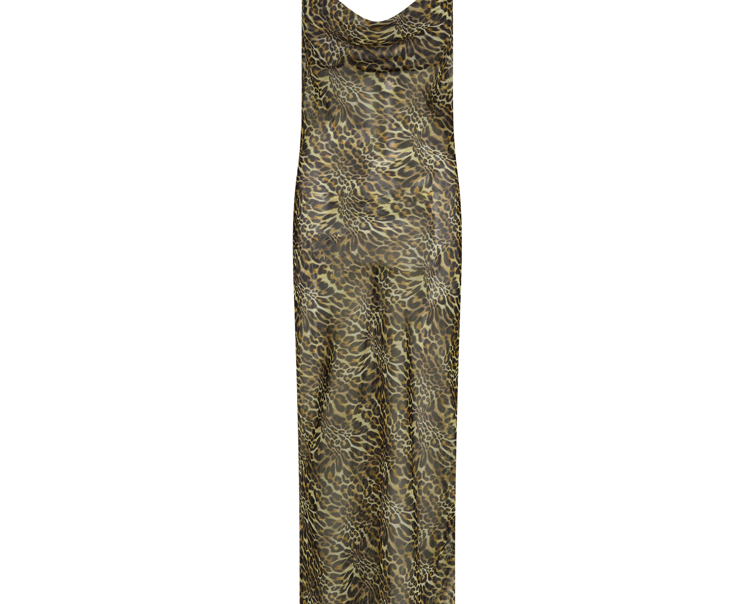 Jagger Maxi Slip Dress - Leopard Print