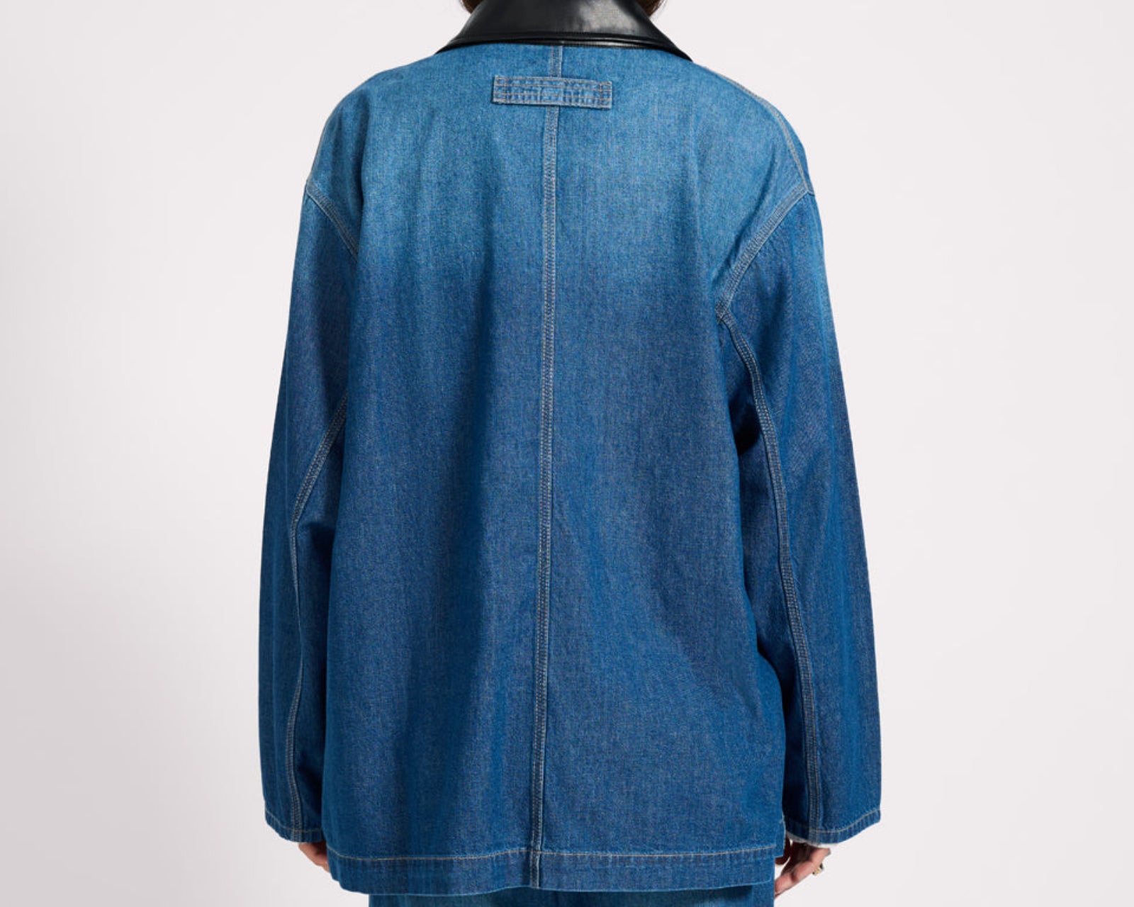 My Boyfriends Denim Shacket - Blue Pasadena