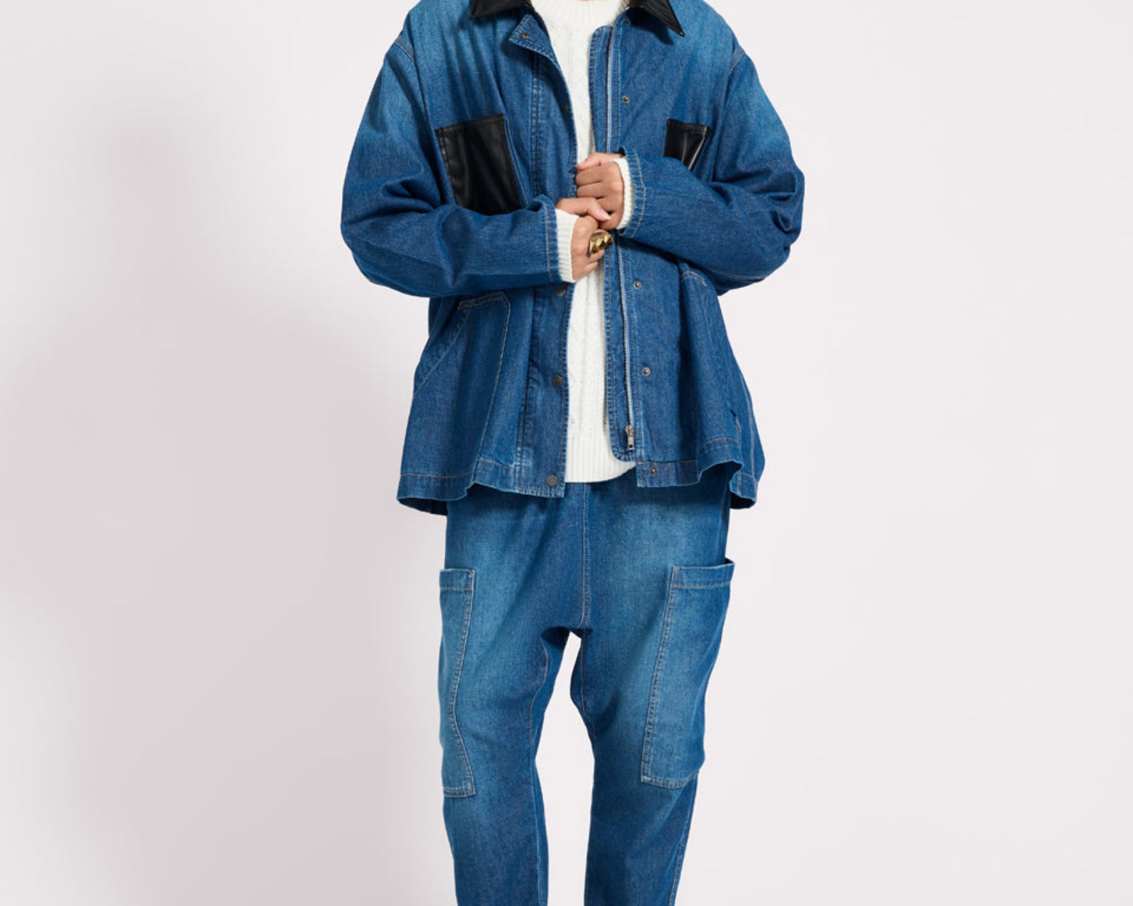 My Boyfriends Denim Shacket - Blue Pasadena